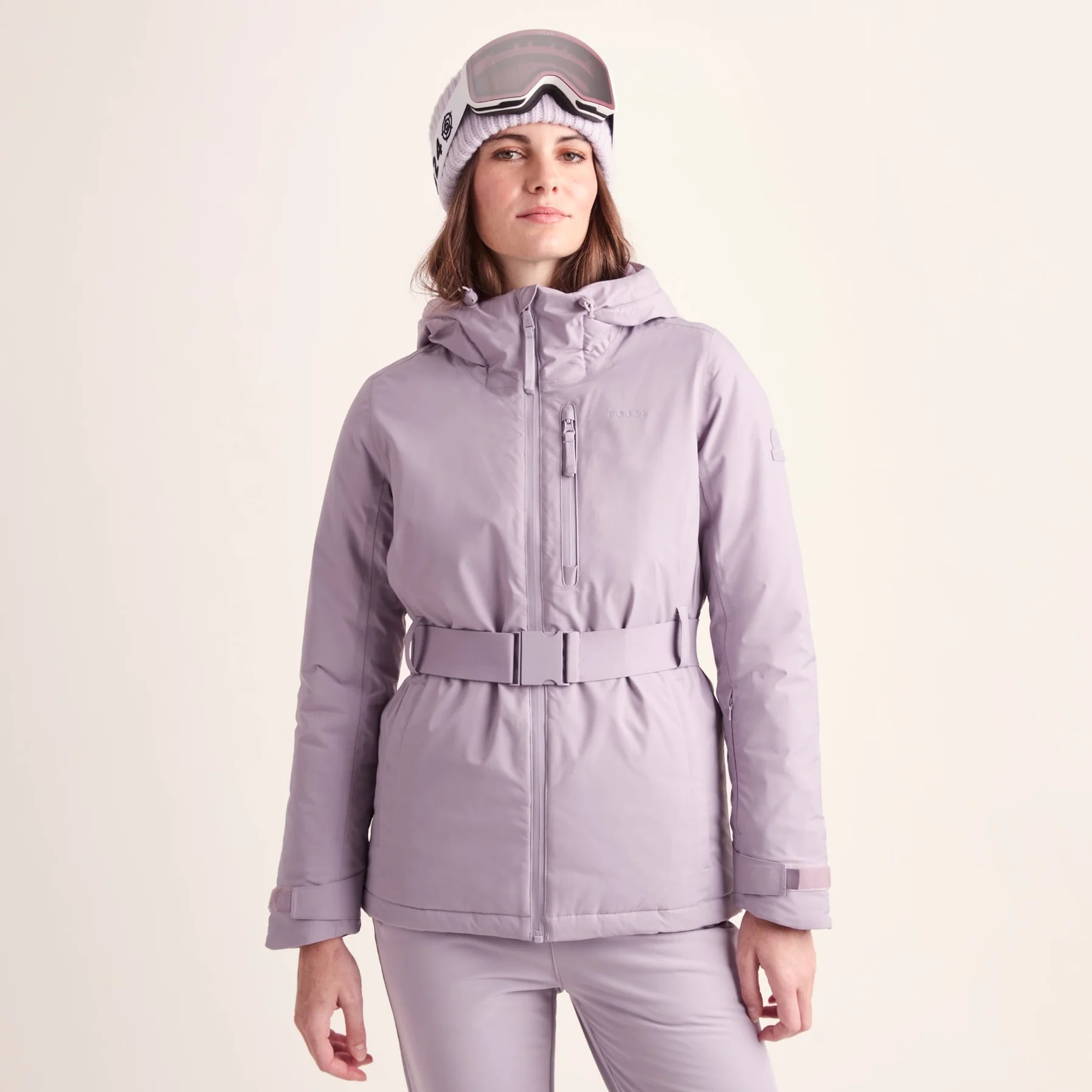 Meribel Womens Performance Waterproof Ski Jacket - Lavender Grey