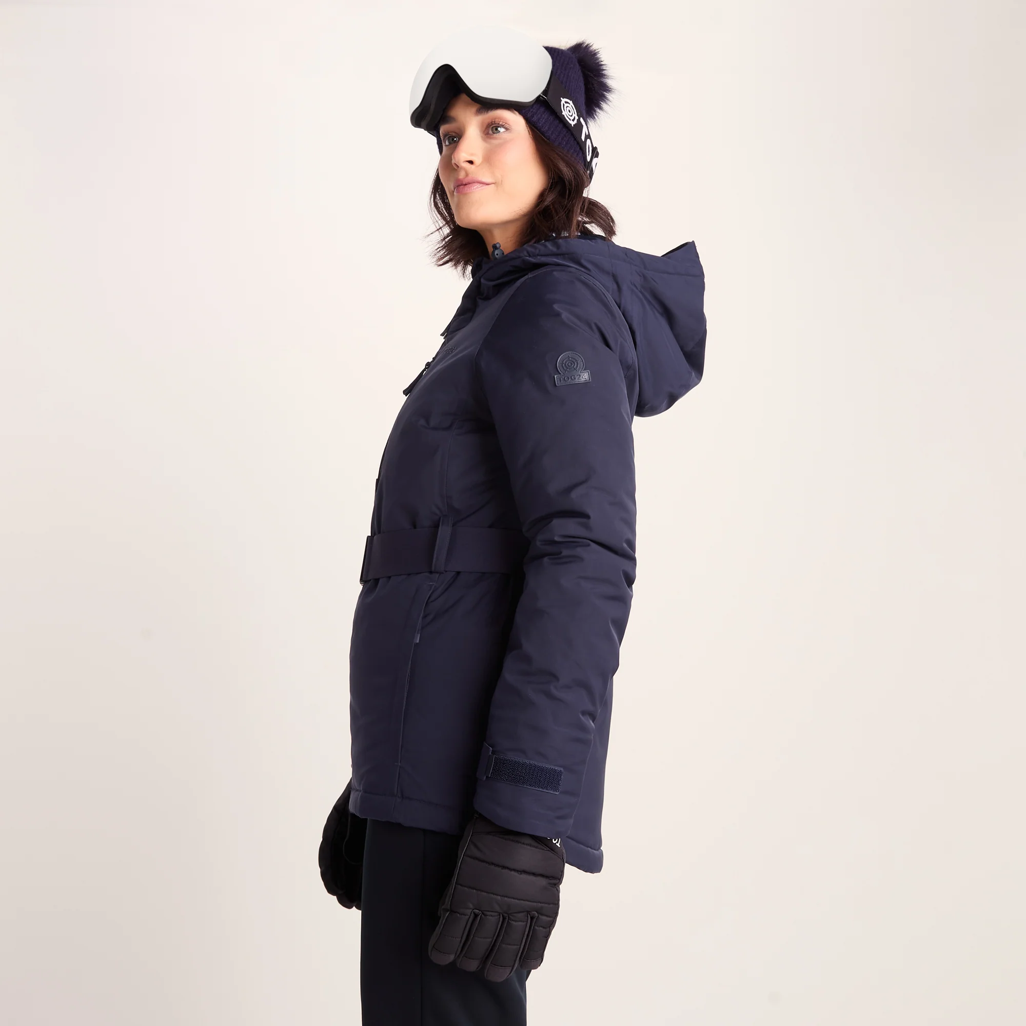 Meribel Womens Performance Waterproof Ski Jacket - Oxford Blue - Image 5