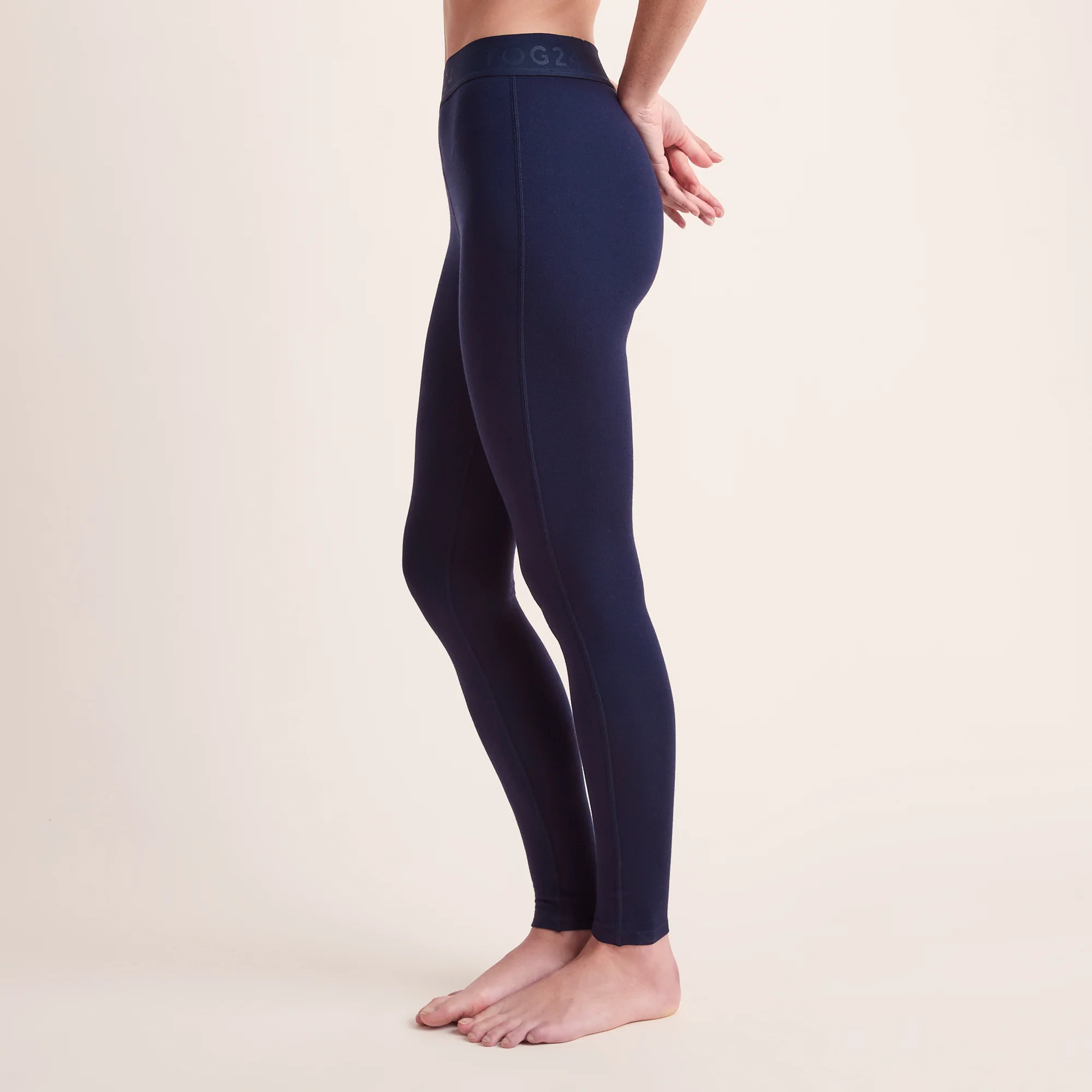 Meru Womens Cashmere Touch Base Layer Leggings - Oxford Blue - Image 5