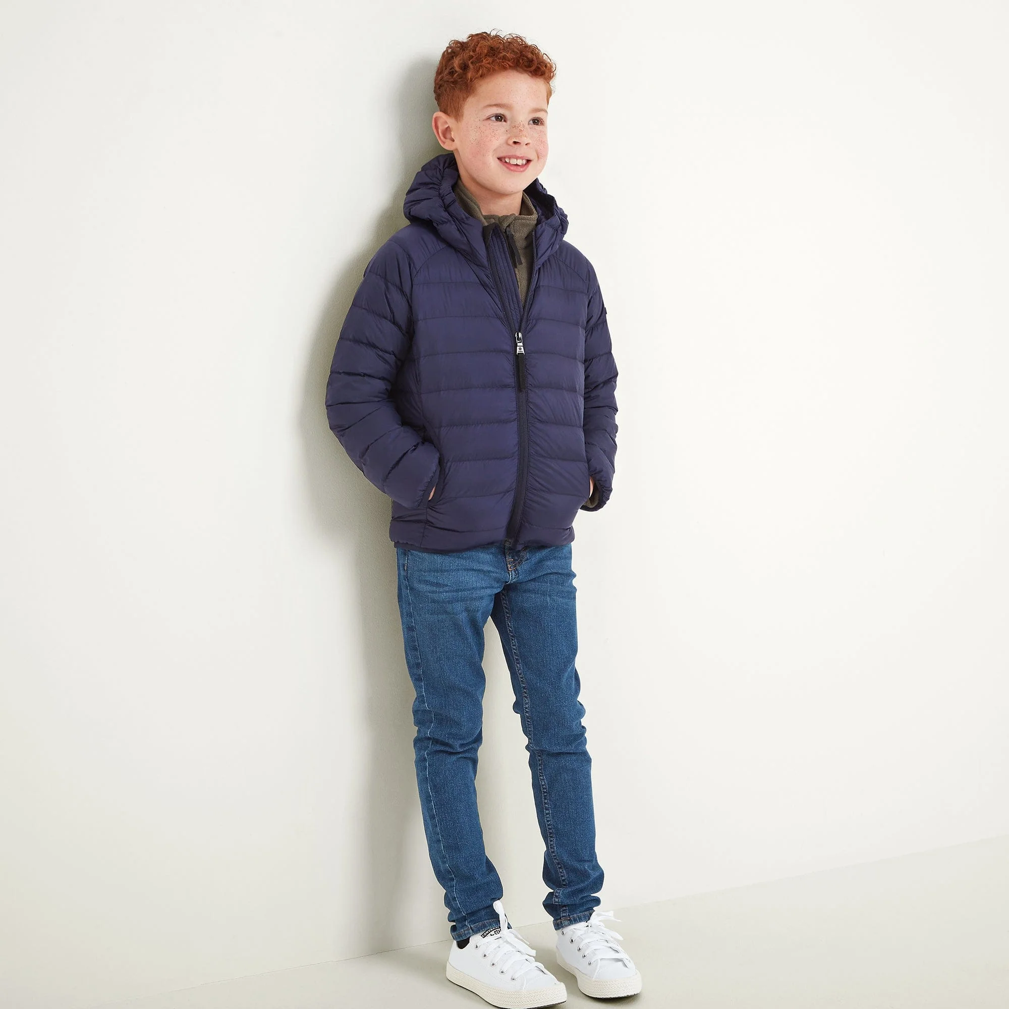 Midsley Kids Down Jacket - Navy - Image 4