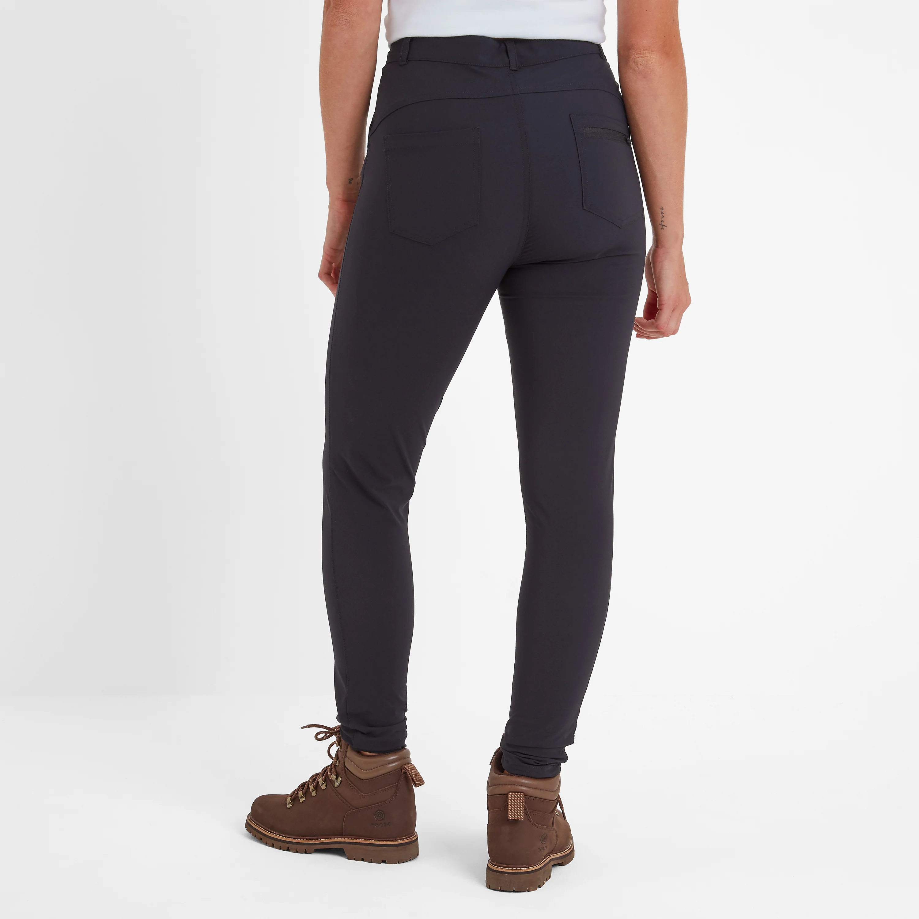 Milton Womens Water Resistant Slim Trouser Regular - Black - Image 3