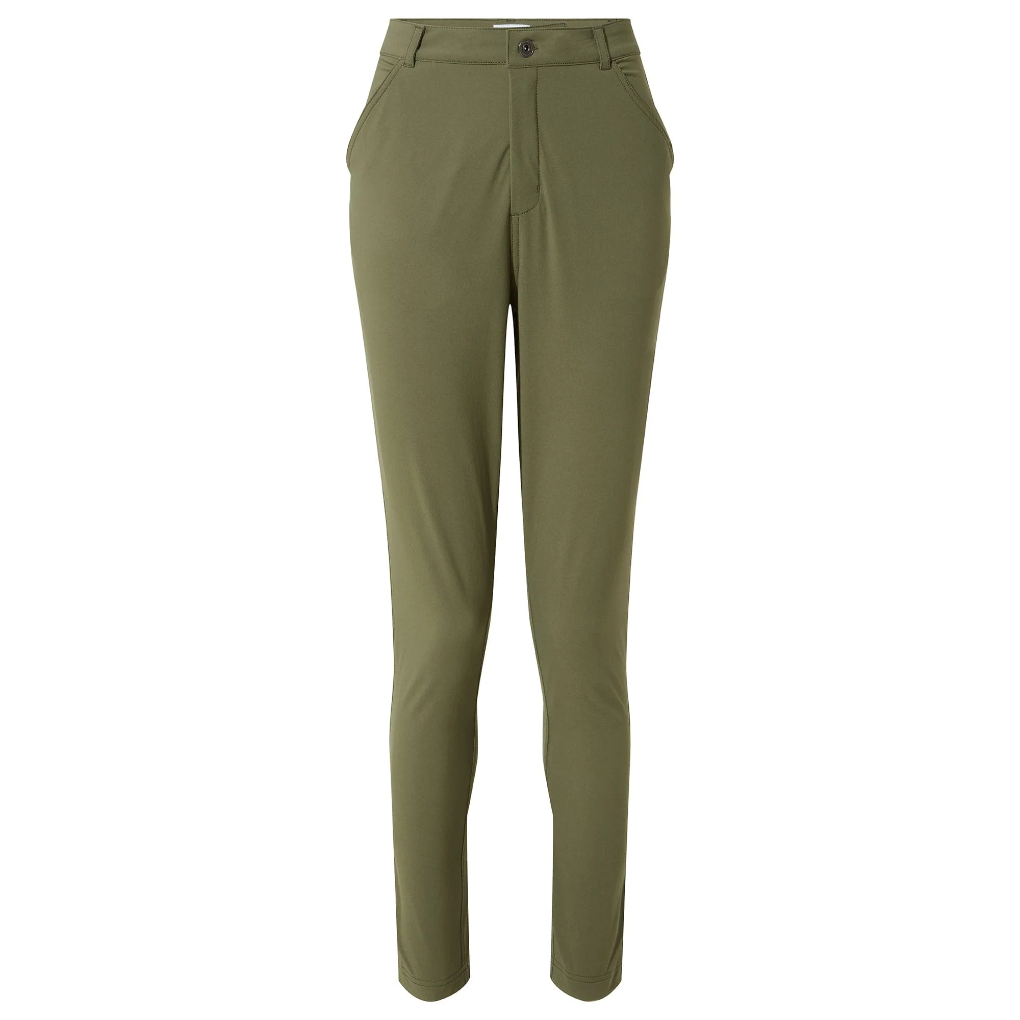Milton Womens Water Resistant Slim Trouser Regular - Khaki - Image 2