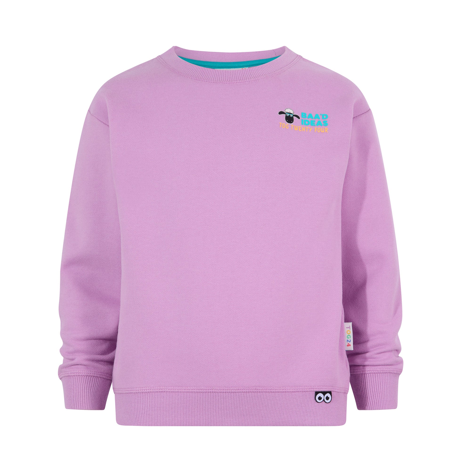 Montadale Kids Shaun the Sheep Crew Sweat - Lilac Haze - Image 8