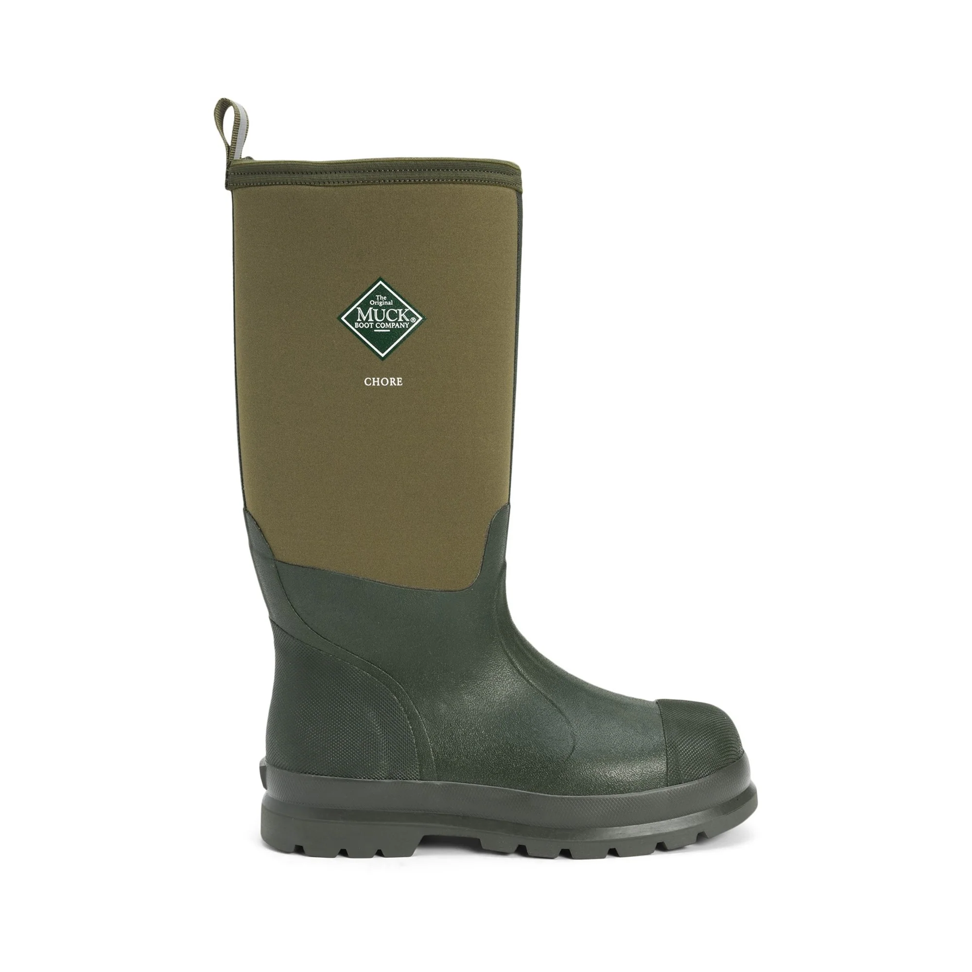 Muck Boots Chore Classic Hi Patterned Unisex Wellington - Moss - Image 5