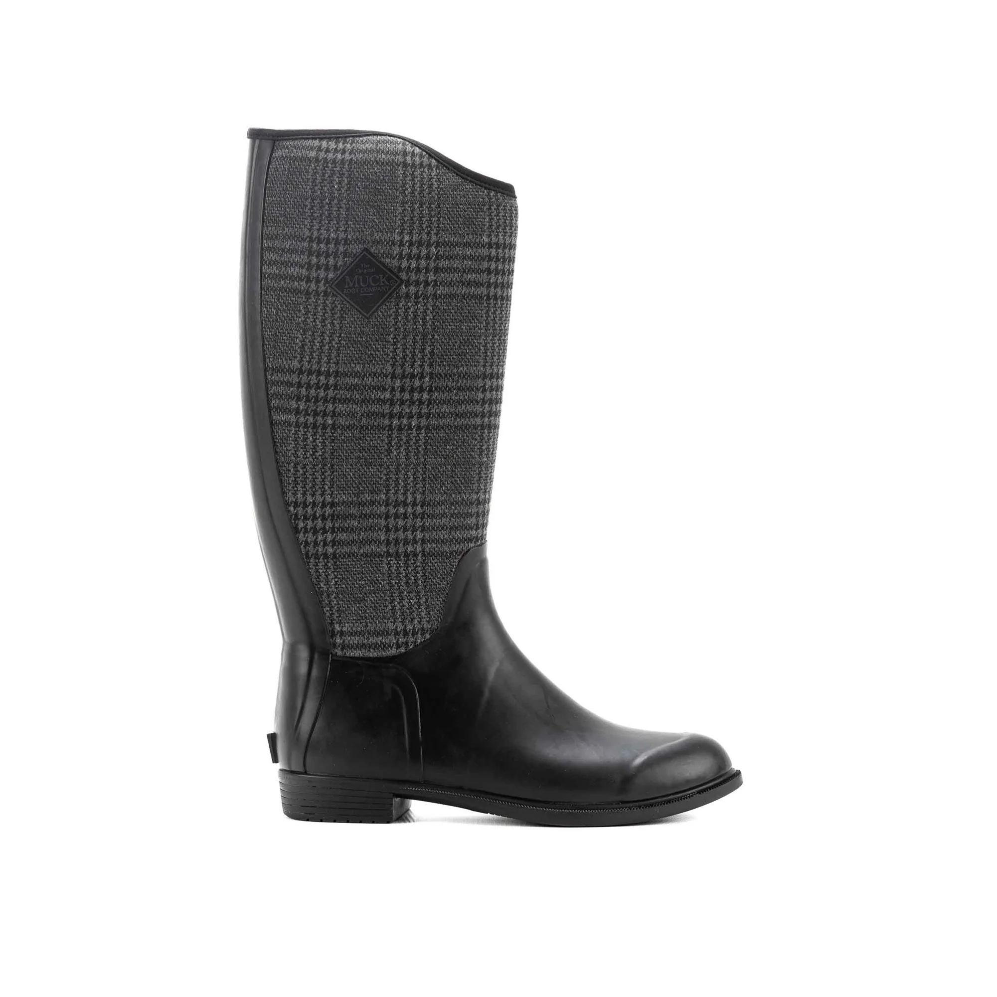 Muck Boots Derby Tall Womens - Black/Plaid - Image 5
