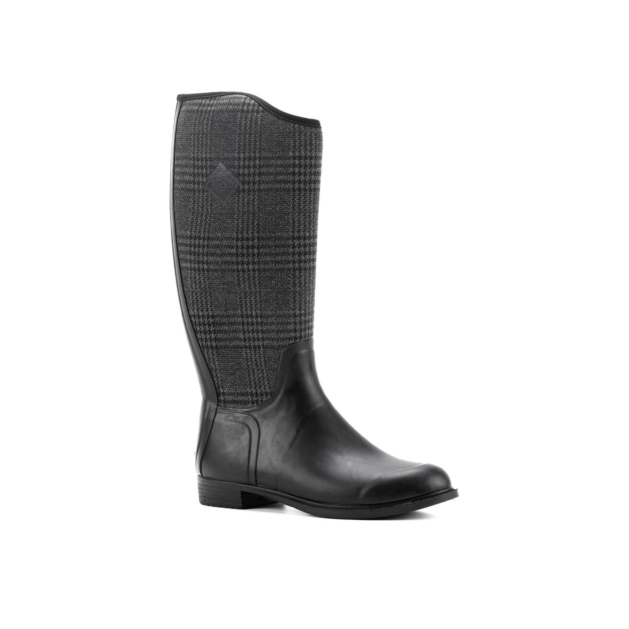 Muck Boots Derby Tall Womens - Black/Plaid - Image 6