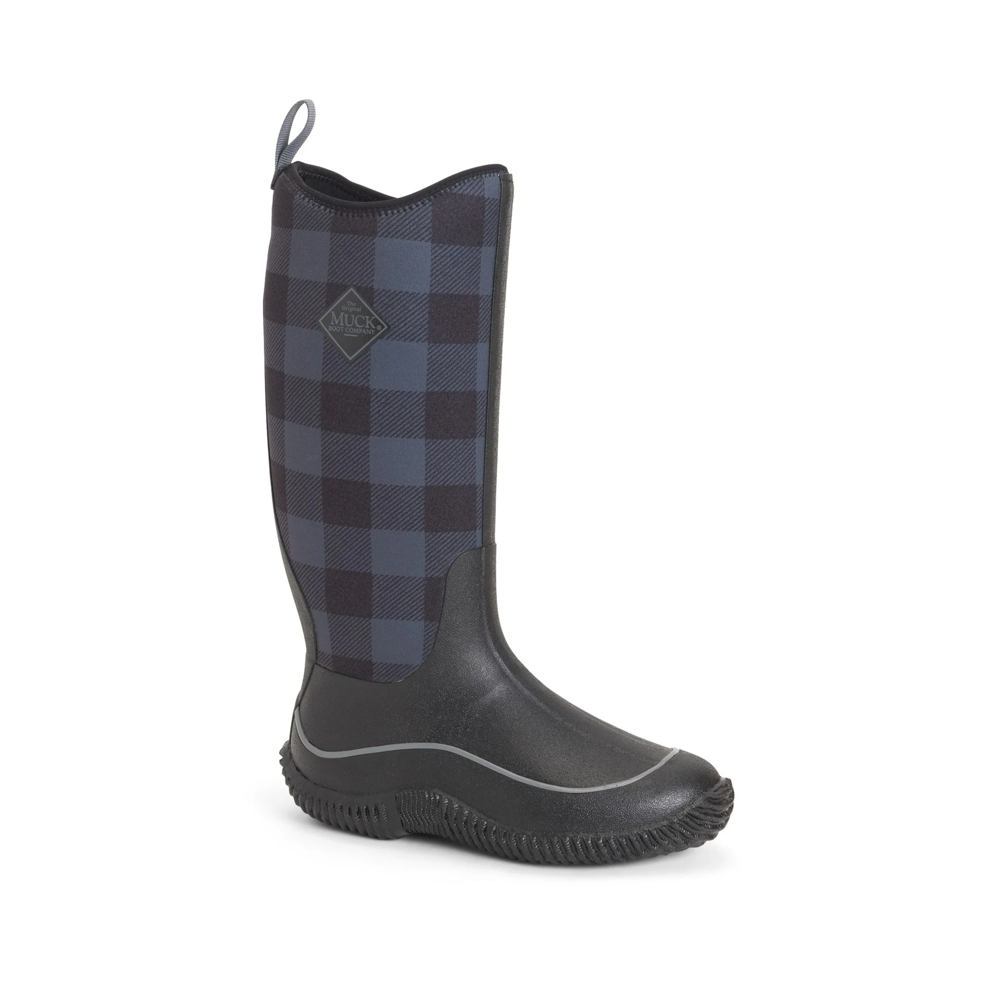 Muck Boots Hale Womens Wellington - Black/Grey Plaid
