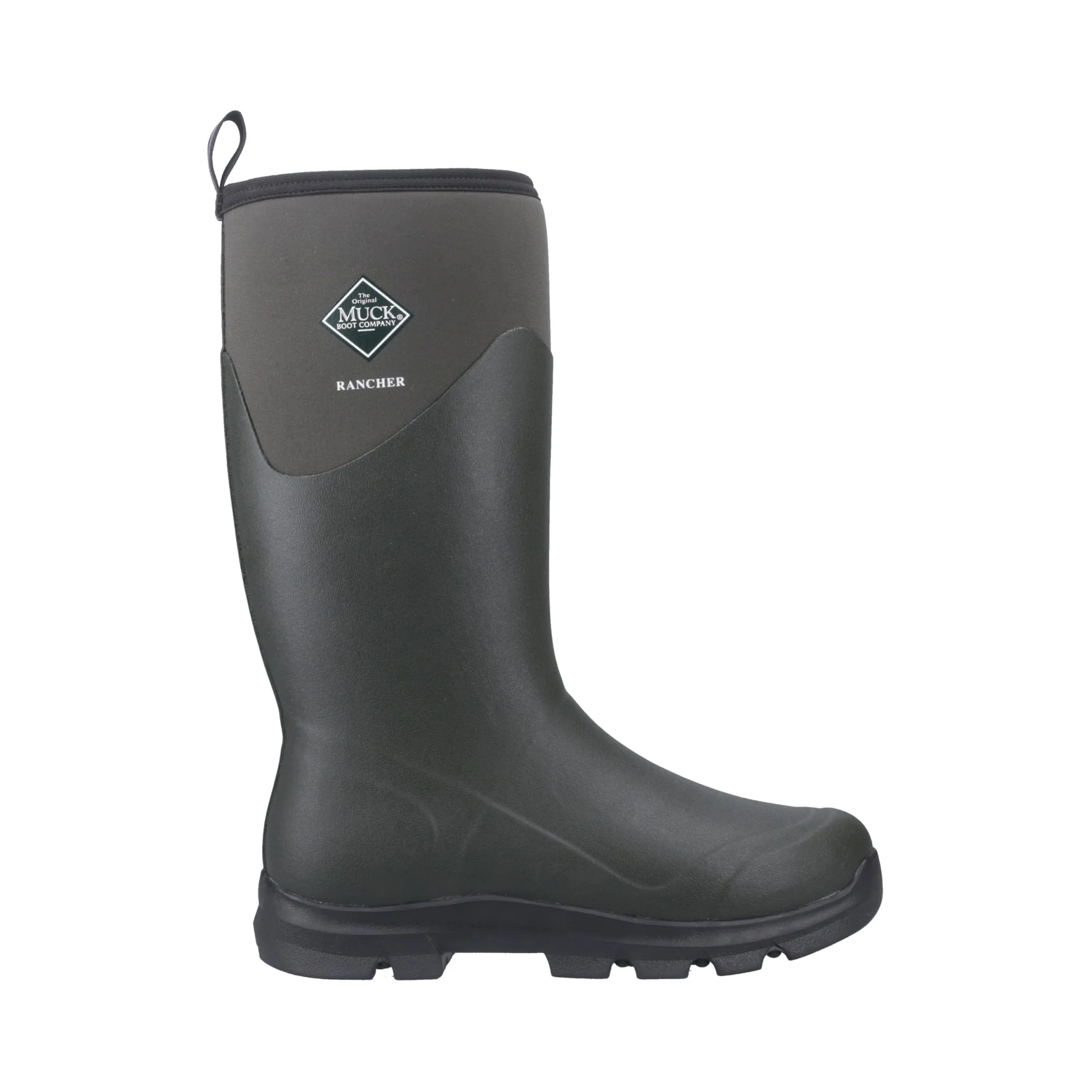 Muck Boots Rancher Wellington Mens - Dusty Olive/Black - Image 4