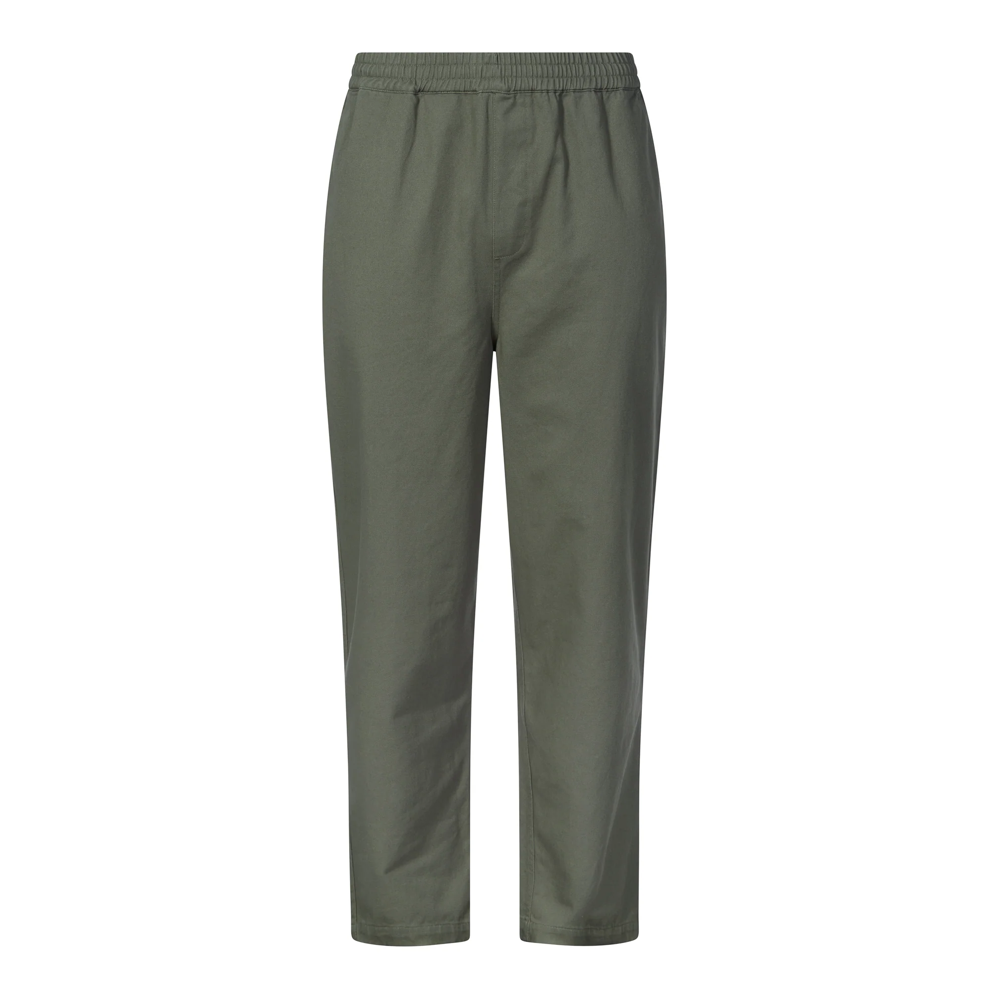 Nelson Mens Relaxed Fit 100% Cotton Heavyweight Straight Leg Trousers - Faded Khaki - Image 7