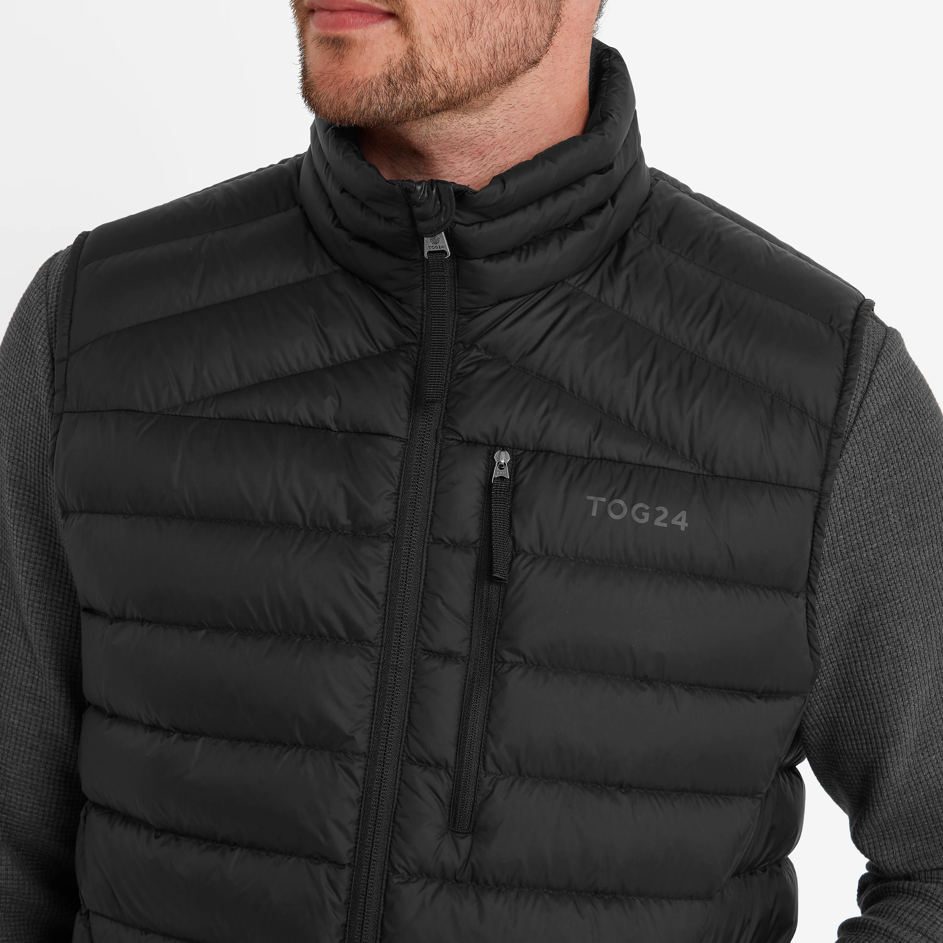 North Mens RDS Certified Down Gilet - Black - Image 5