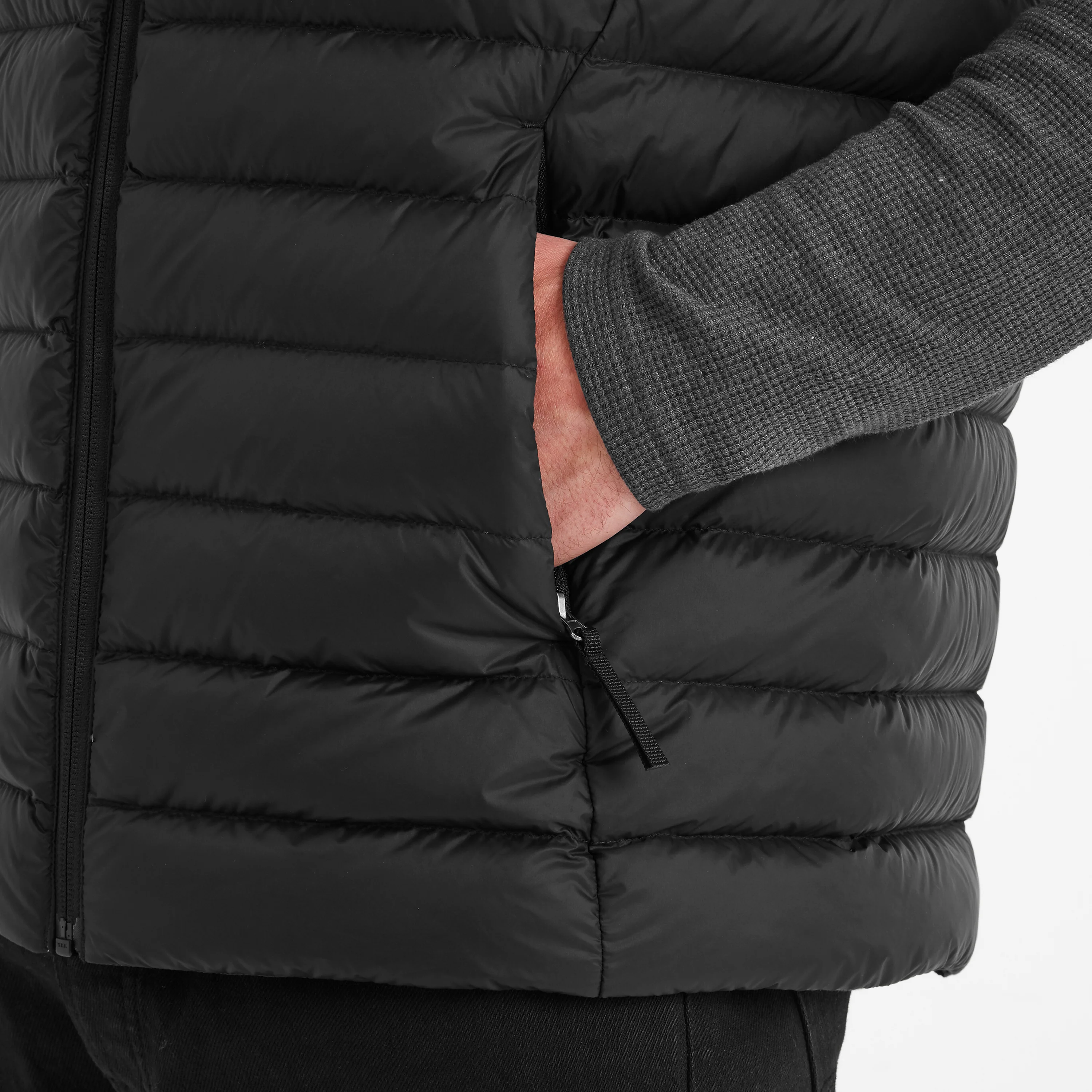 North Mens RDS Certified Down Gilet - Black - Image 6