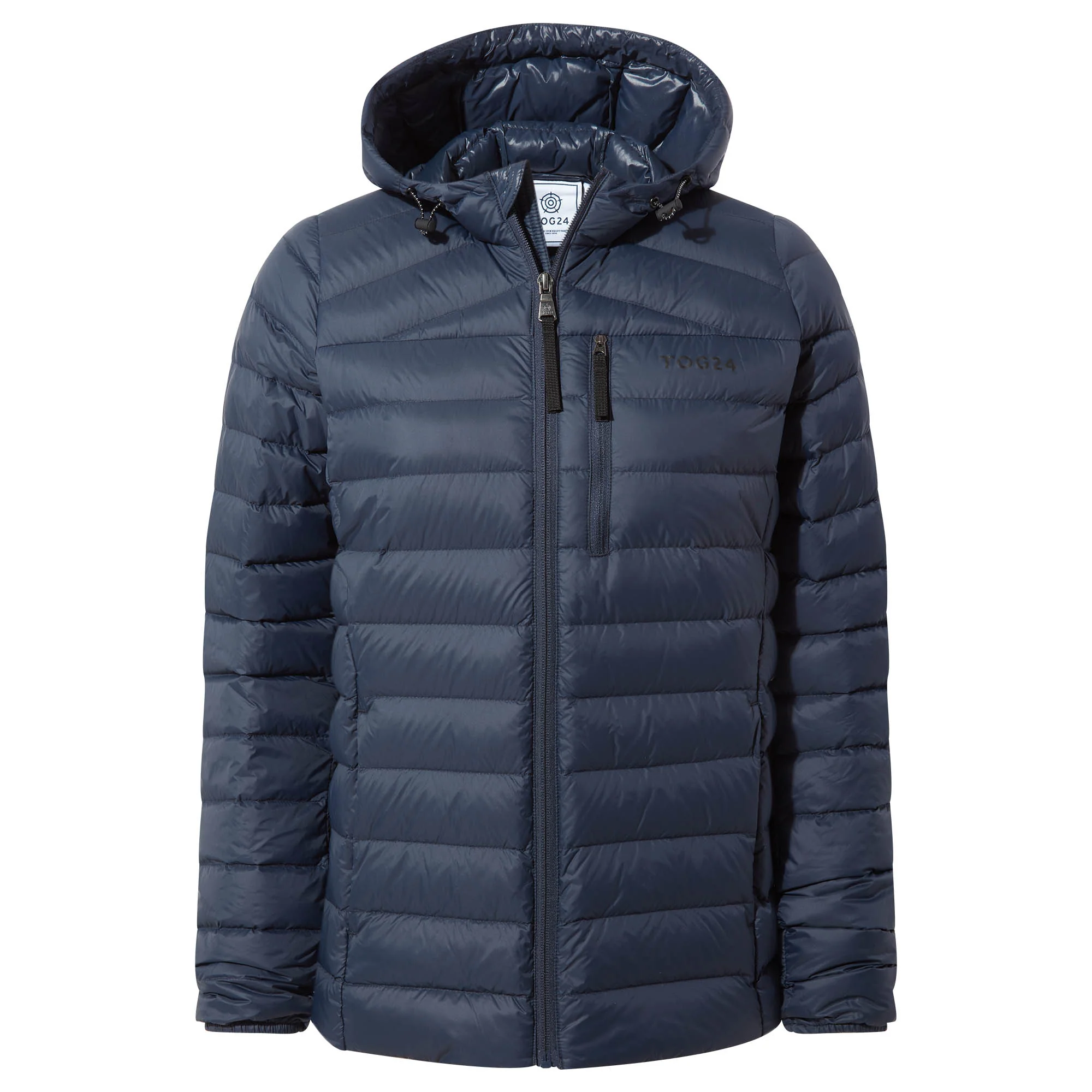 North Womens RDS Certified Down Hooded Jacket - Dark Indigo - Image 8