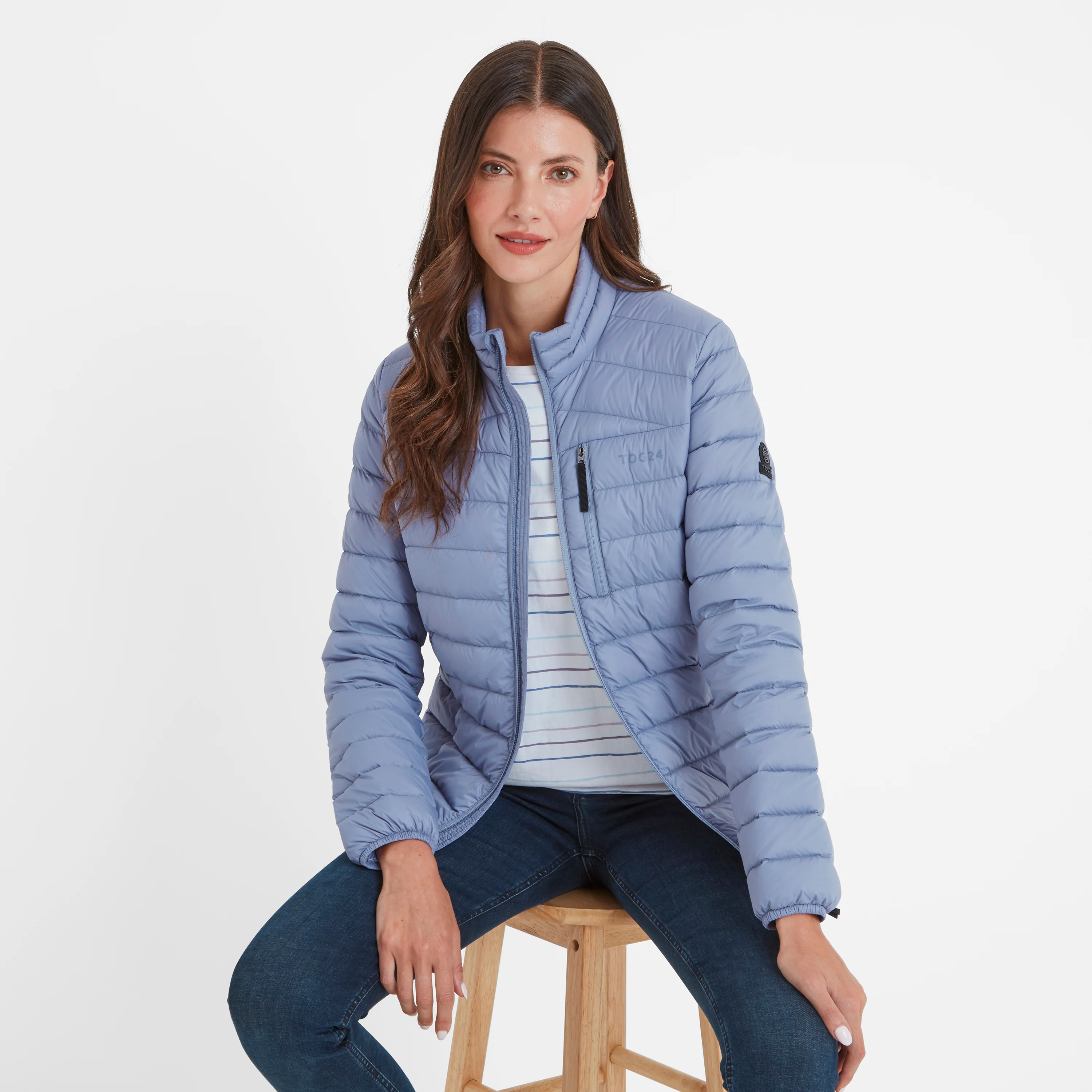 North Womens RDS Certified Down Jacket - Faded Purple - Image 3