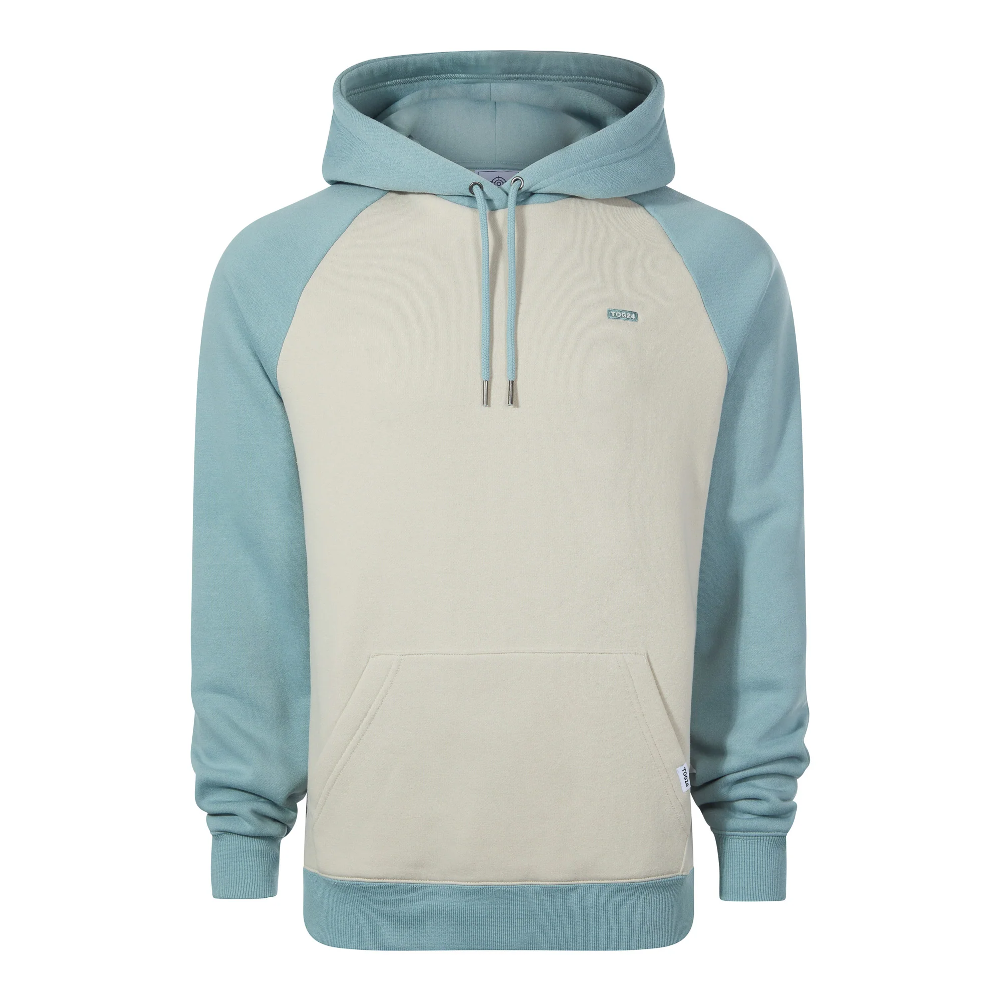 Noston Mens Supersoft Raglan Hoody - Summer Sky - Image 6