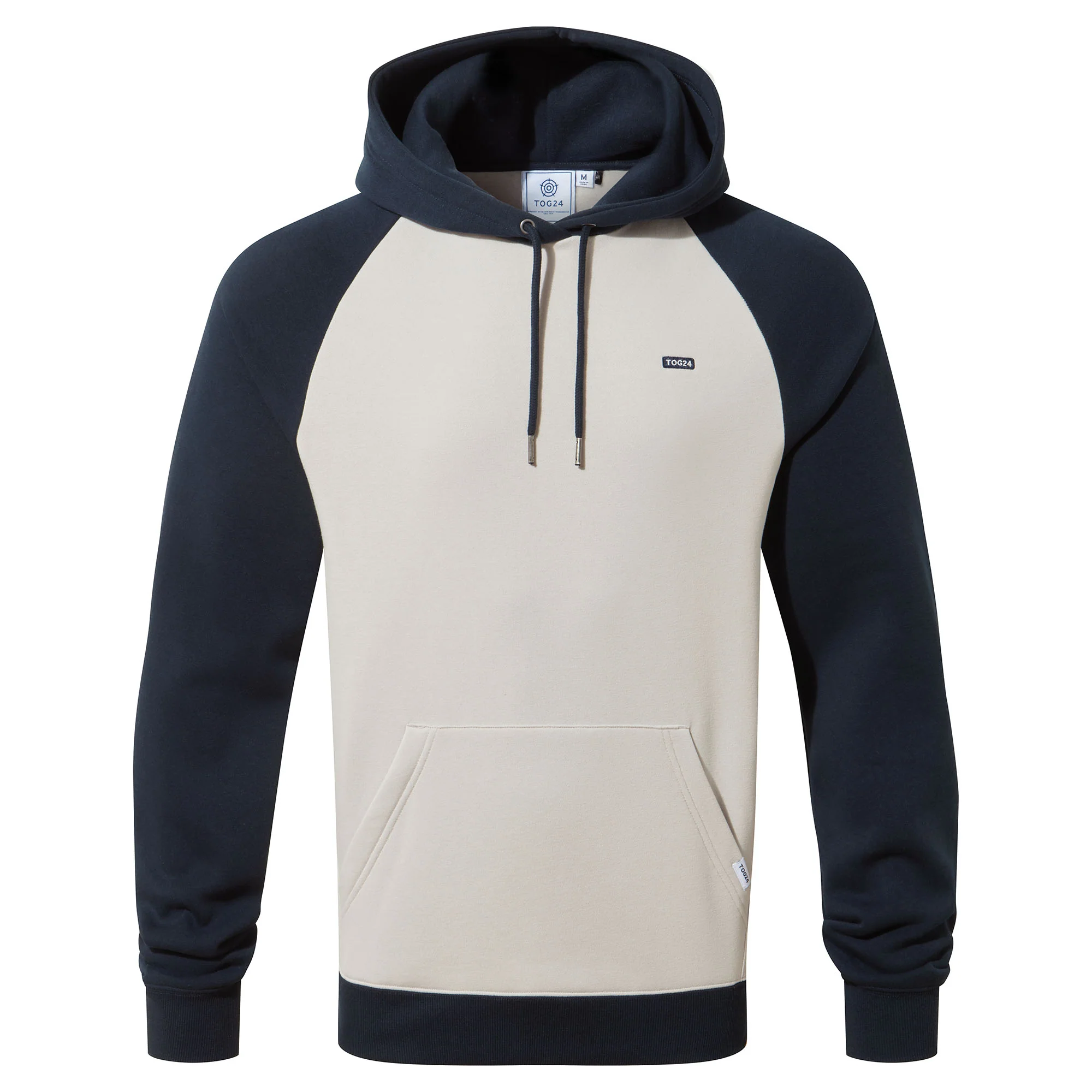 Noston Mens Supersoft Raglan Hoody - Dark Indigo - Image 6