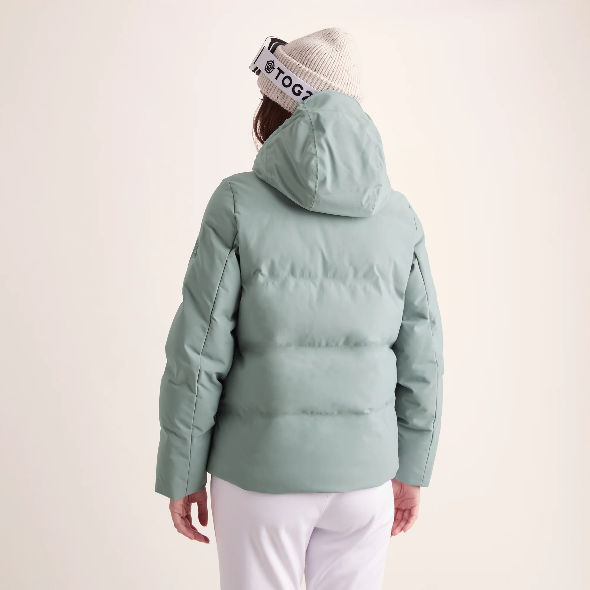 Orelle Womens Insulated Ski Jacket - Mist Grey - Image 3