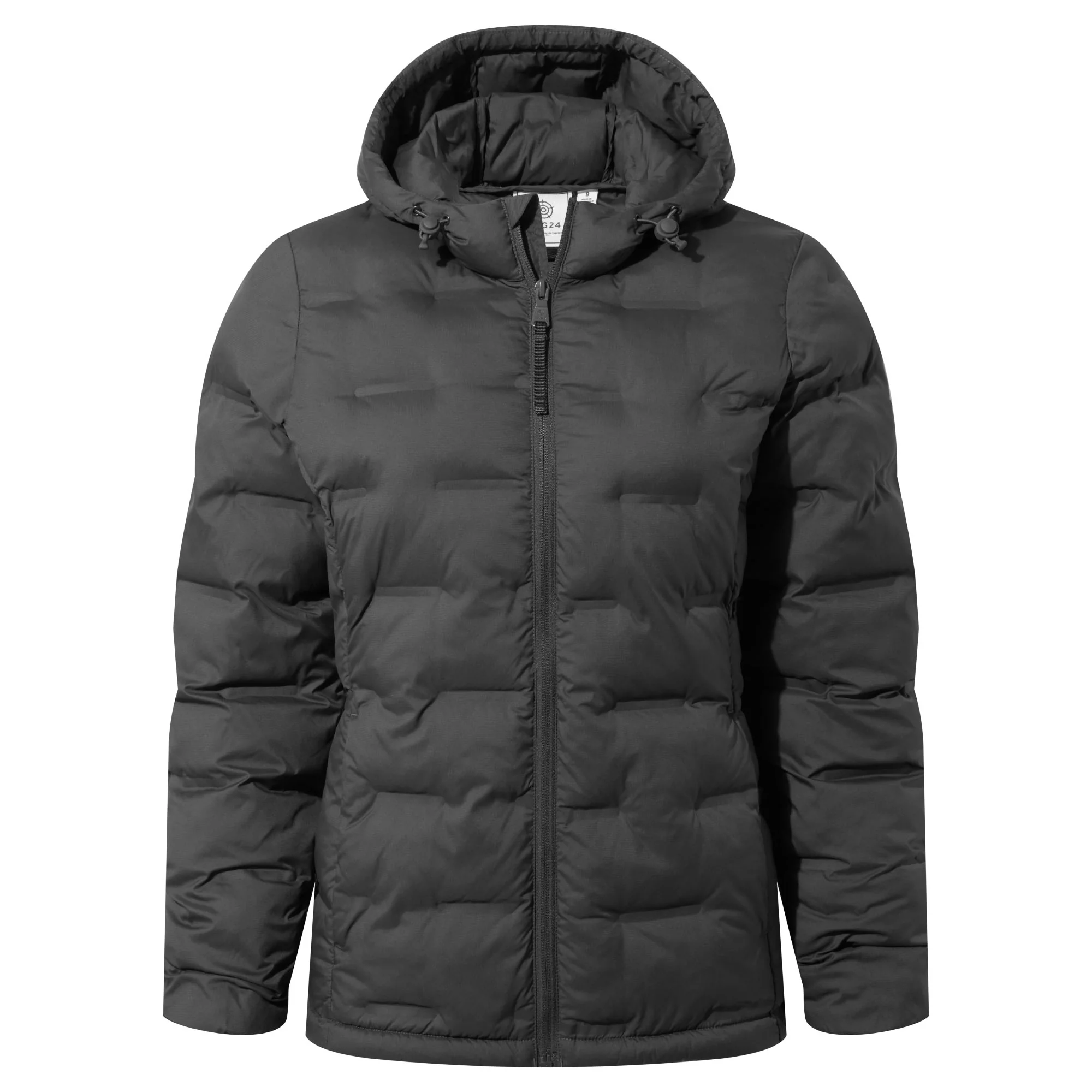 Palmer Womens Shower Resistant Insulated Jacket - Washed Black - Image 7