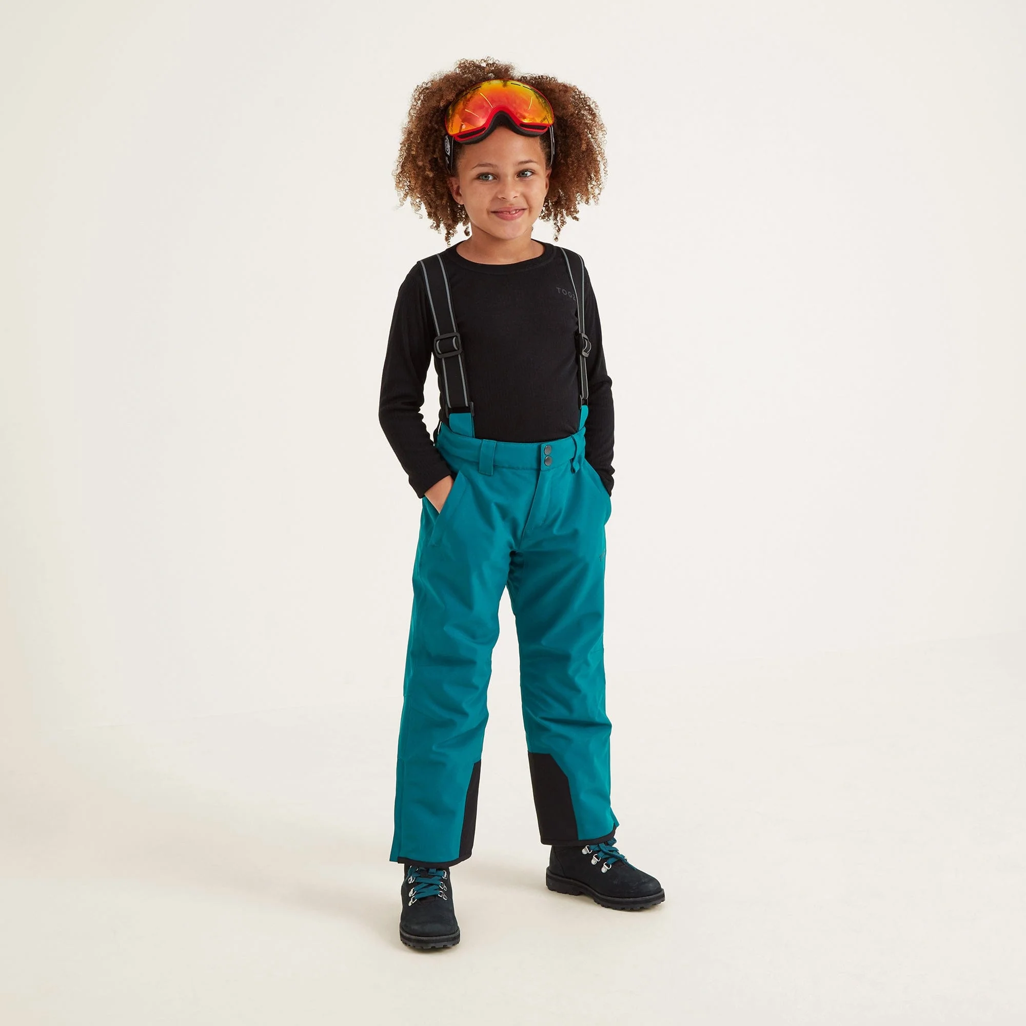 Pateley Kids Salopettes - Pacific Blue - Image 4