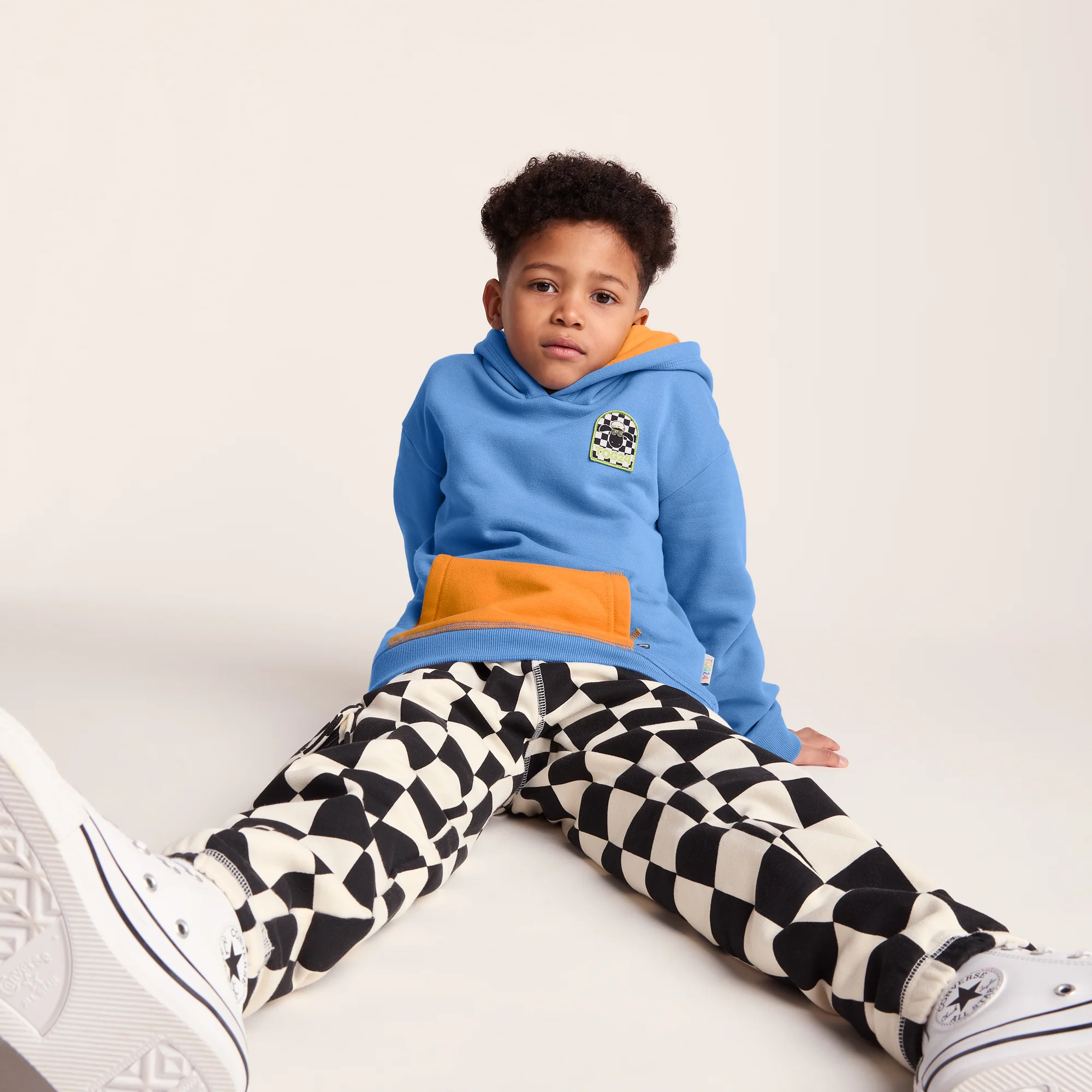 Pelibuey Kids Shaun the Sheep Hoody - Bluebell - Image 4