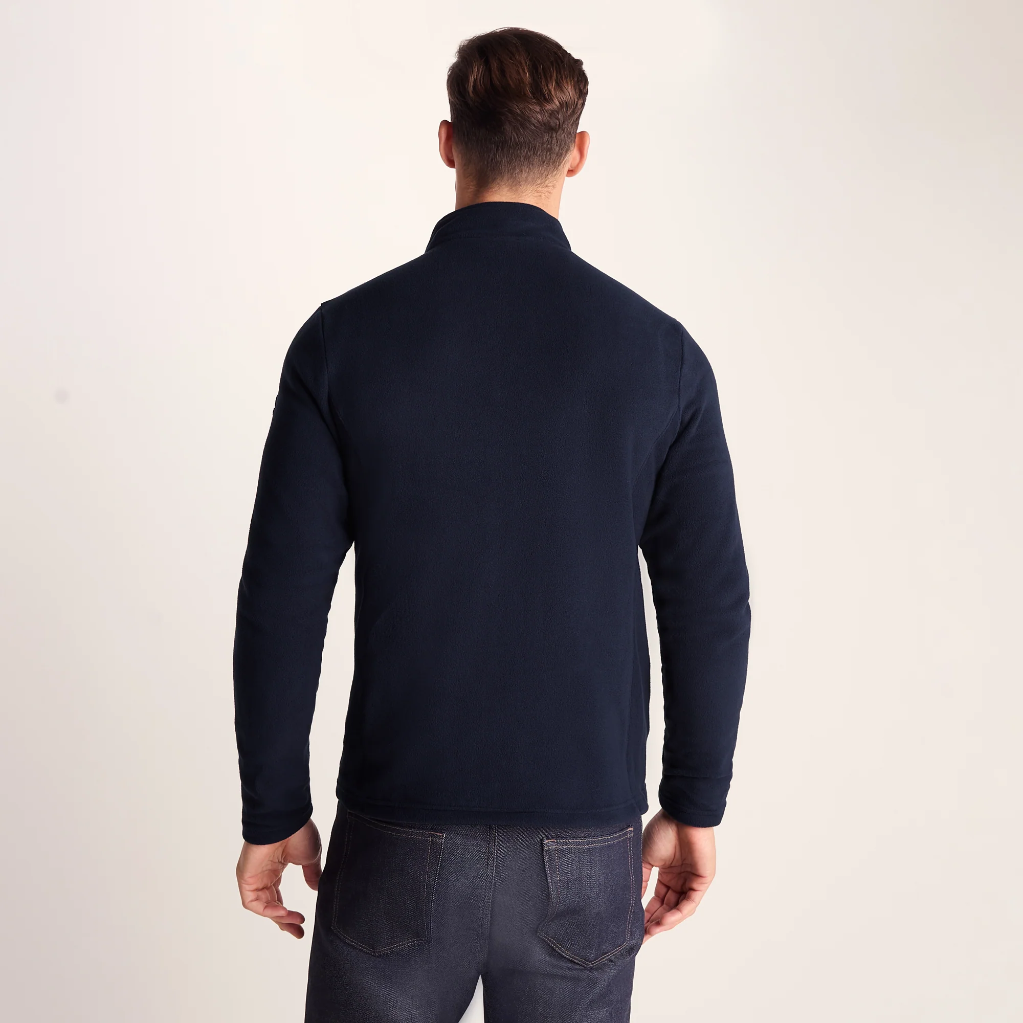 Revive Mens Fleece Jacket - Dark Indigo - Image 3