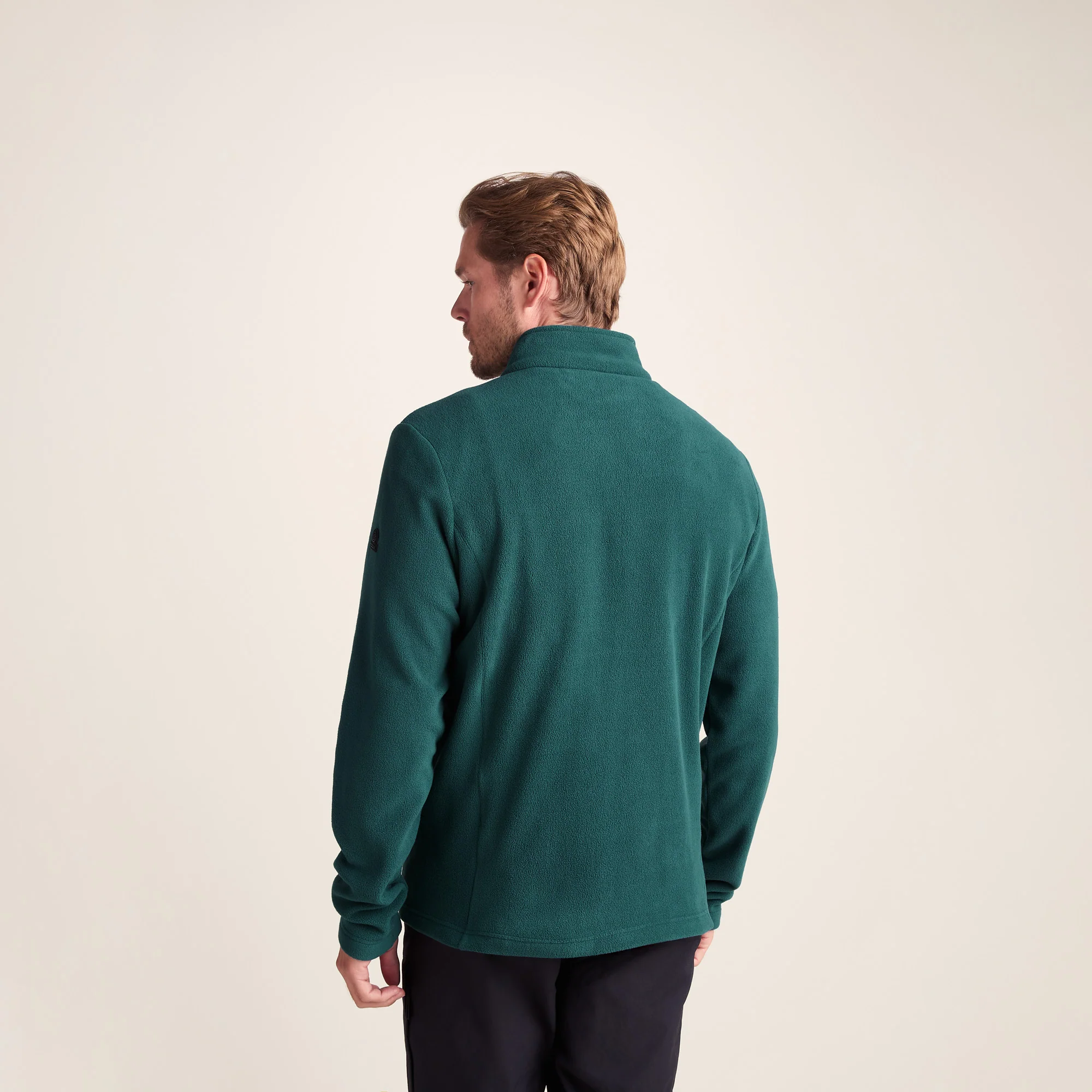 Revive Mens Fleece Jacket - Dark Turquoise - Image 3