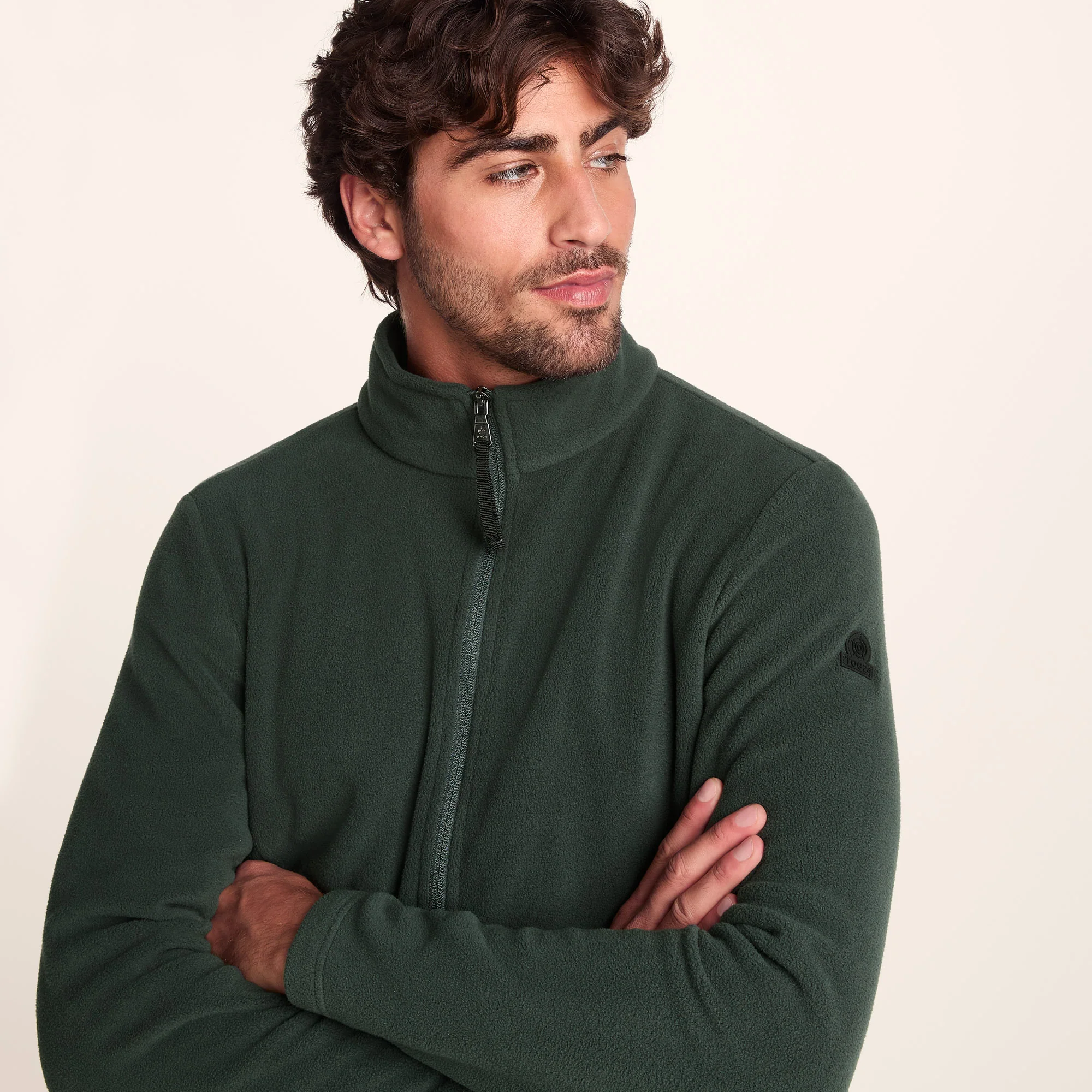 Revive Mens Fleece Jacket - Racing Green - Image 5