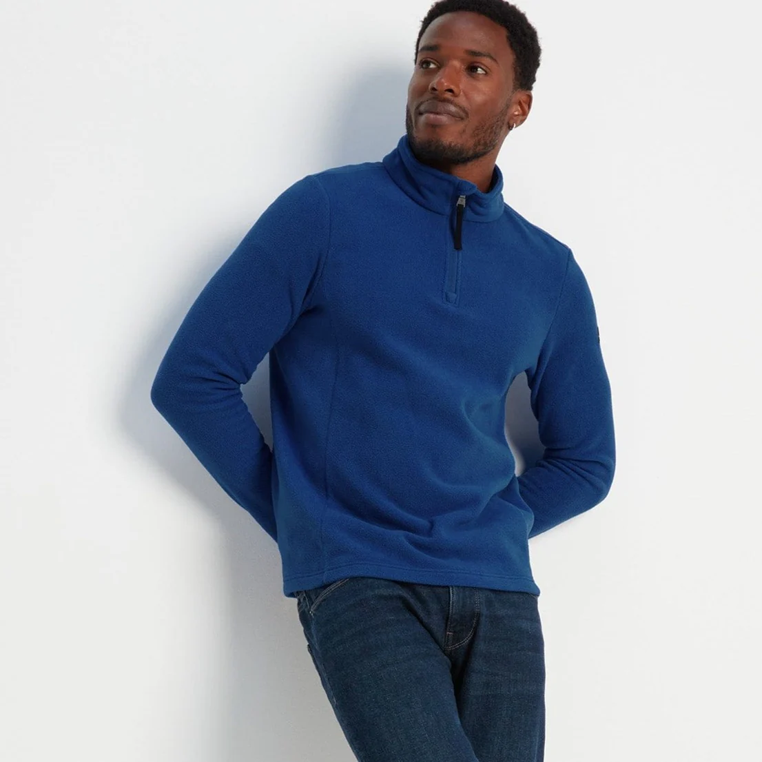 Revive Mens Quarter Zip Fleece - Royal Blue - Image 3