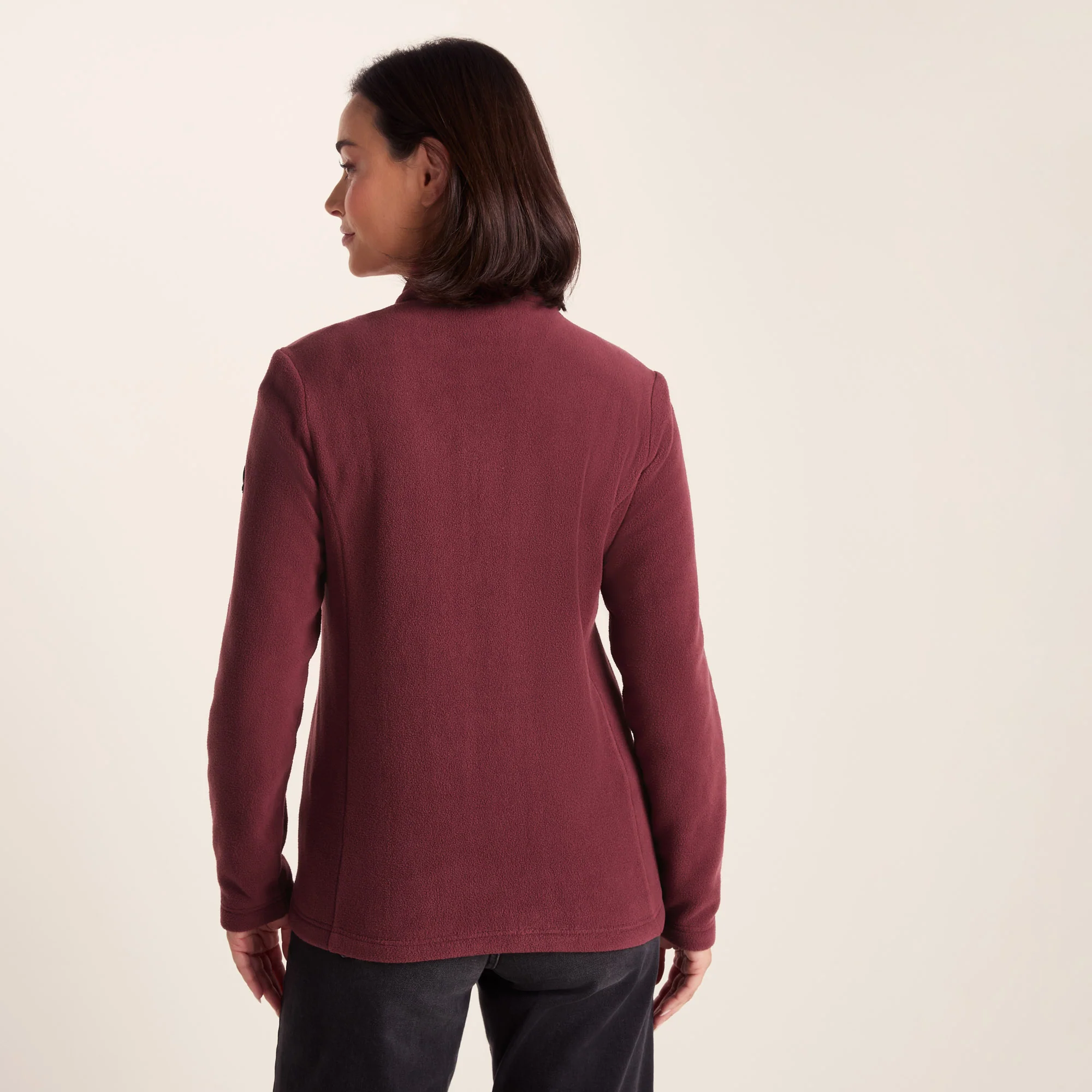 Revive Womens Fleece Jacket - Burgundy - Image 7