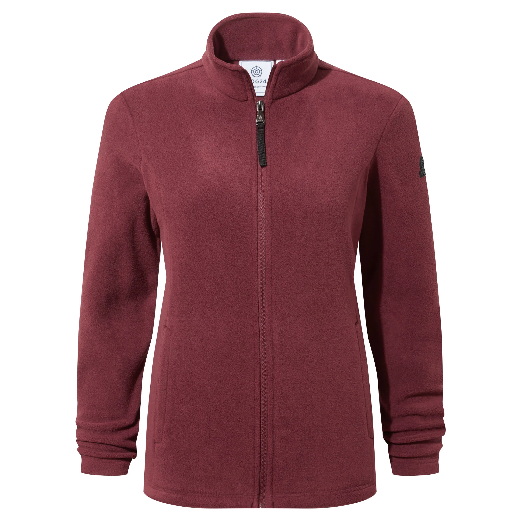 Revive Womens Fleece Jacket - Burgundy - Image 9