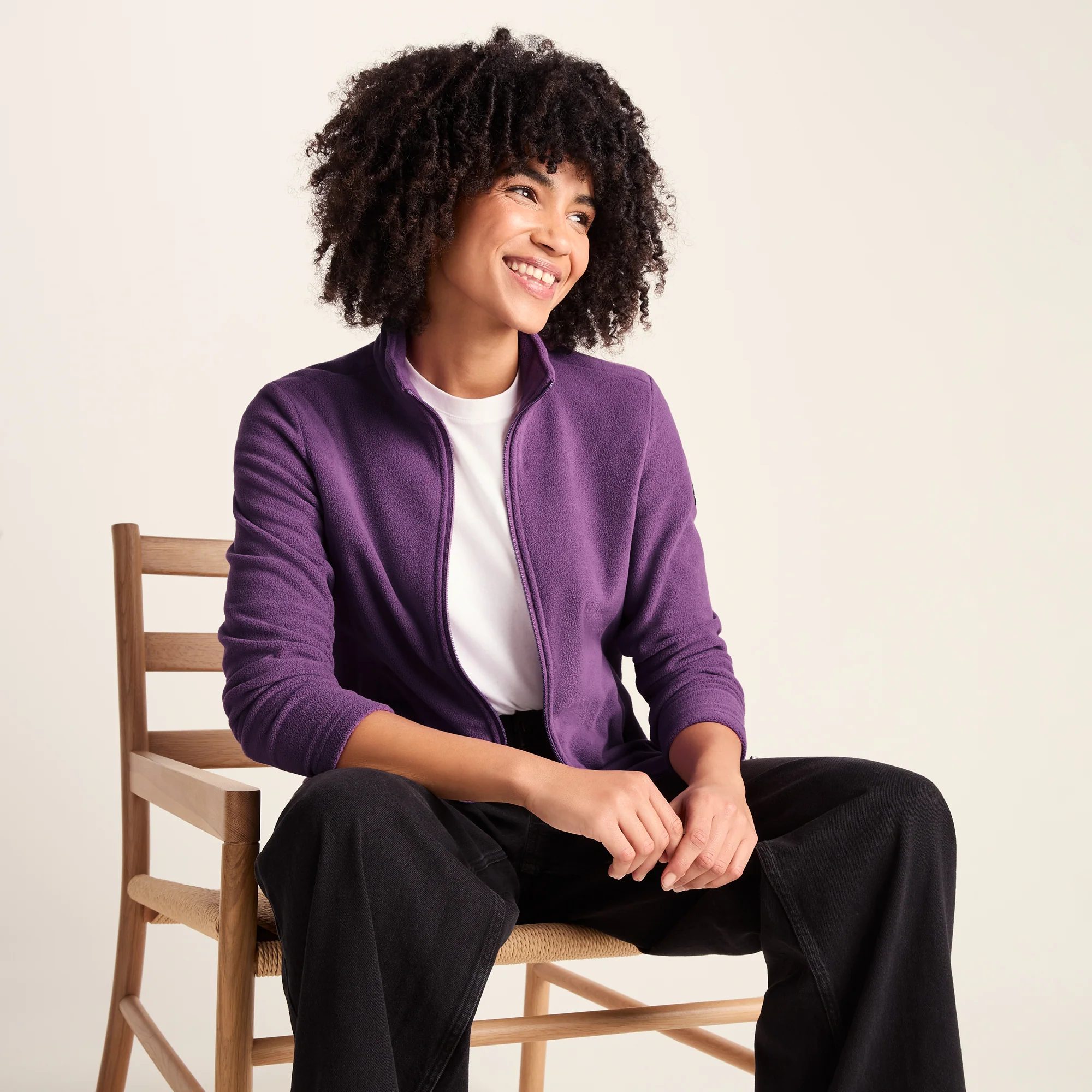 Revive Womens Fleece Jacket - Orchid - Image 2