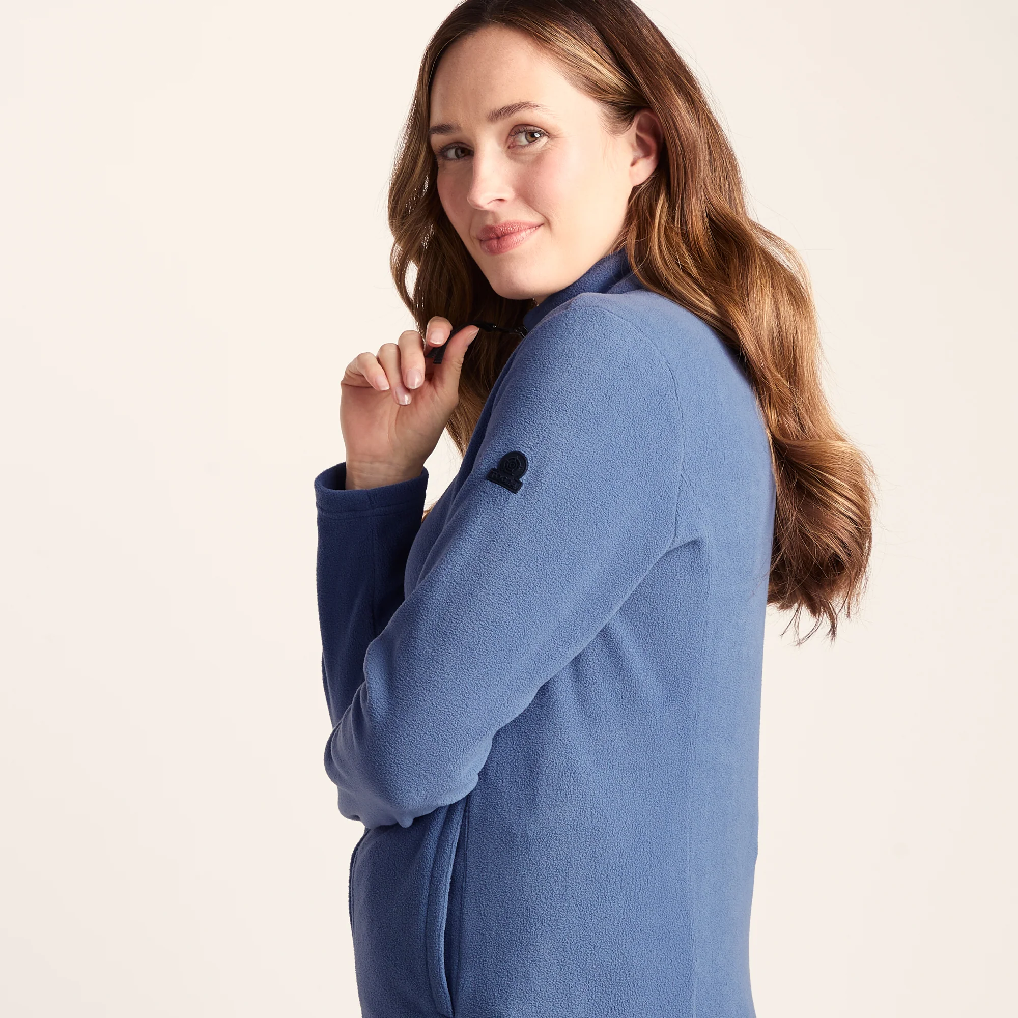 Revive Womens Fleece Jacket - Smokey Blue - Image 3