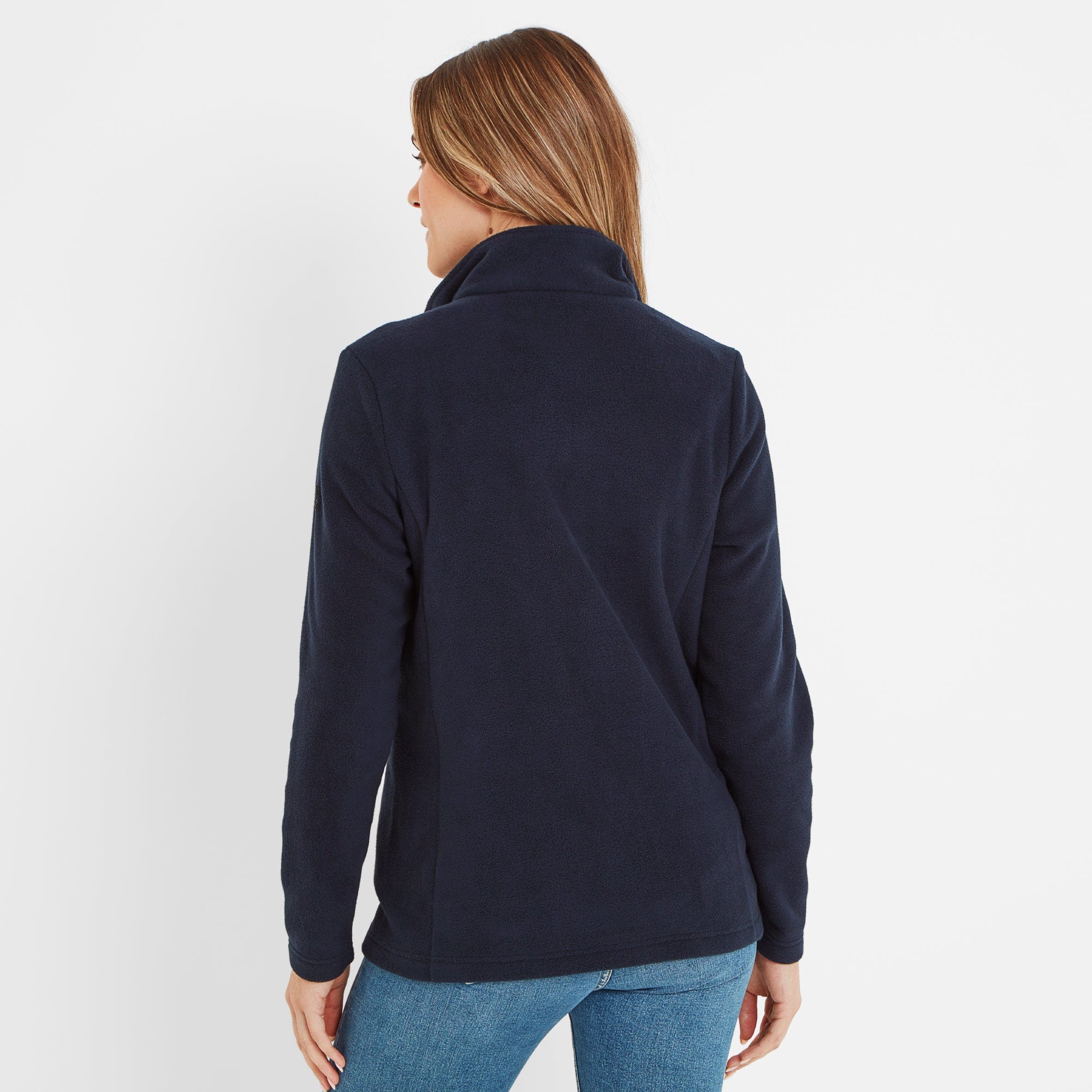 Revive Womens Quarter Zip Fleece - Dark Indigo - Image 4