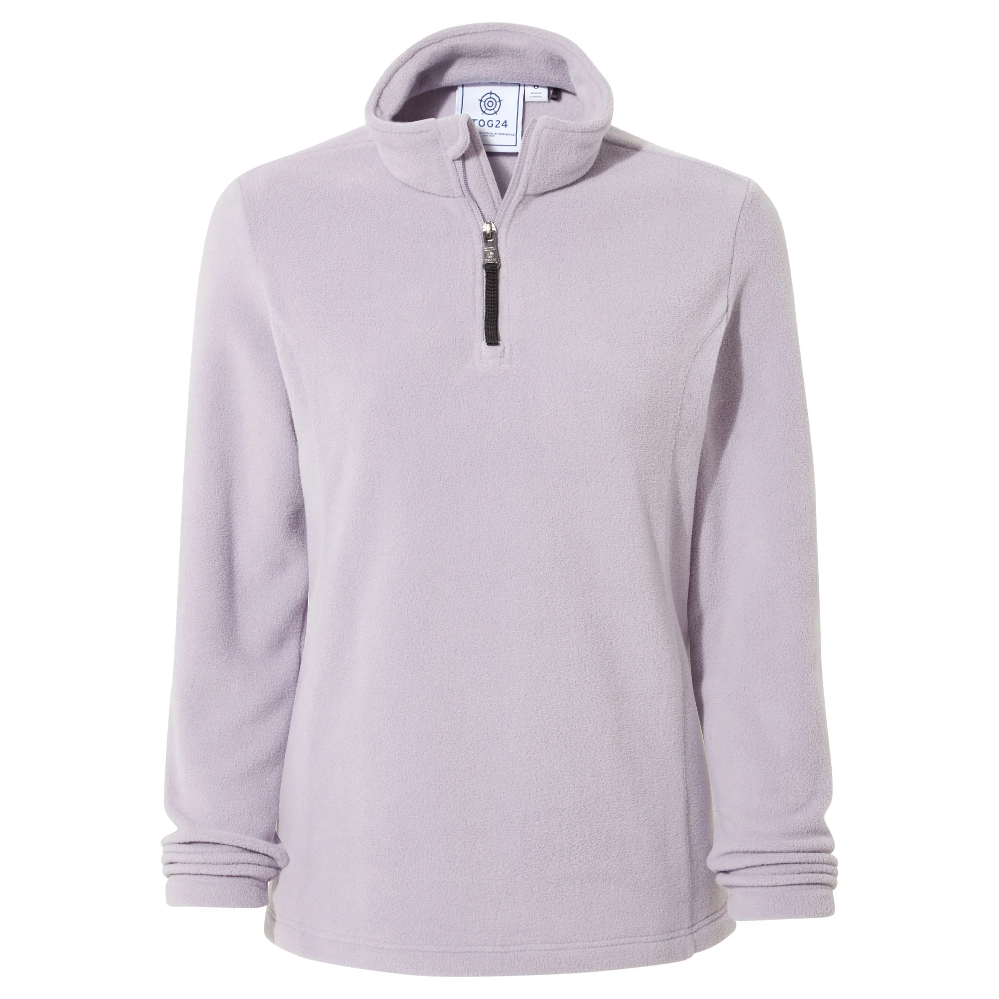 Revive Womens Quarter Zip Fleece - Lavender Grey - Image 8