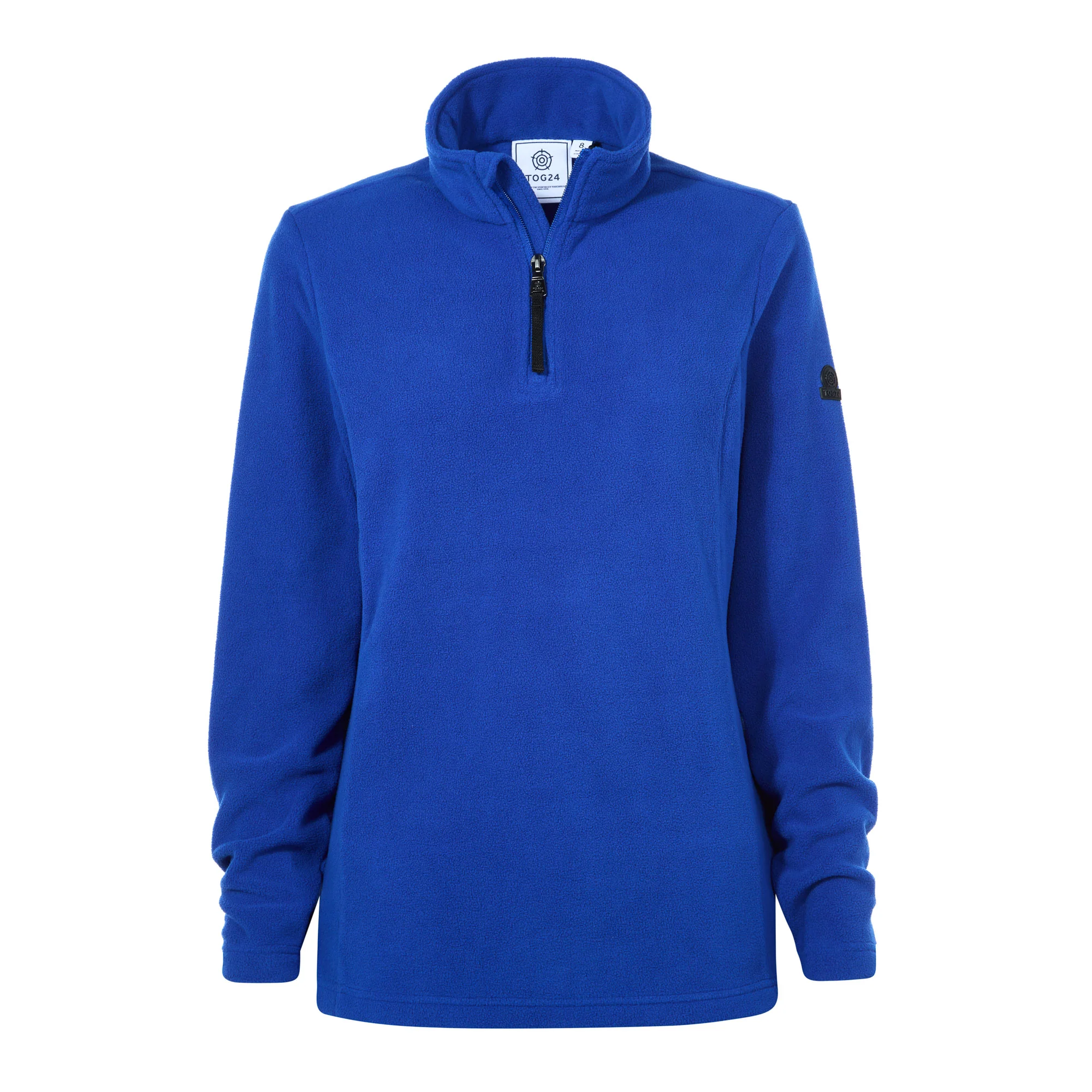 Revive Womens Fleece Zip Neck - Ultra Marine Blue - Image 7