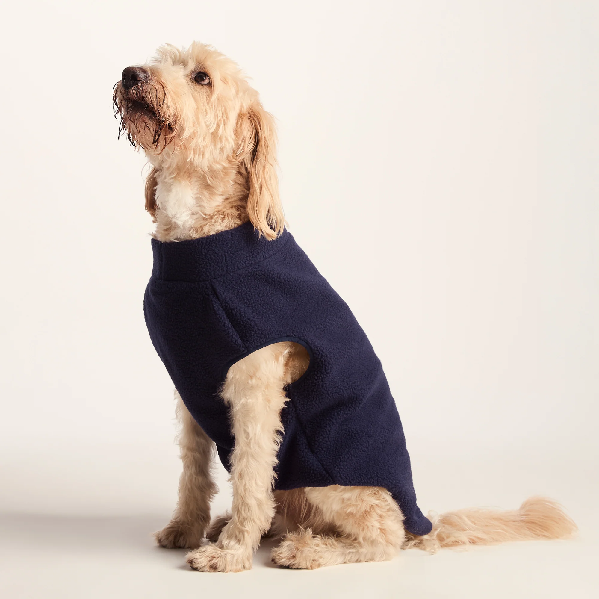 Rover Sherpa Dog Coat XL - Oxford Blue - Image 3