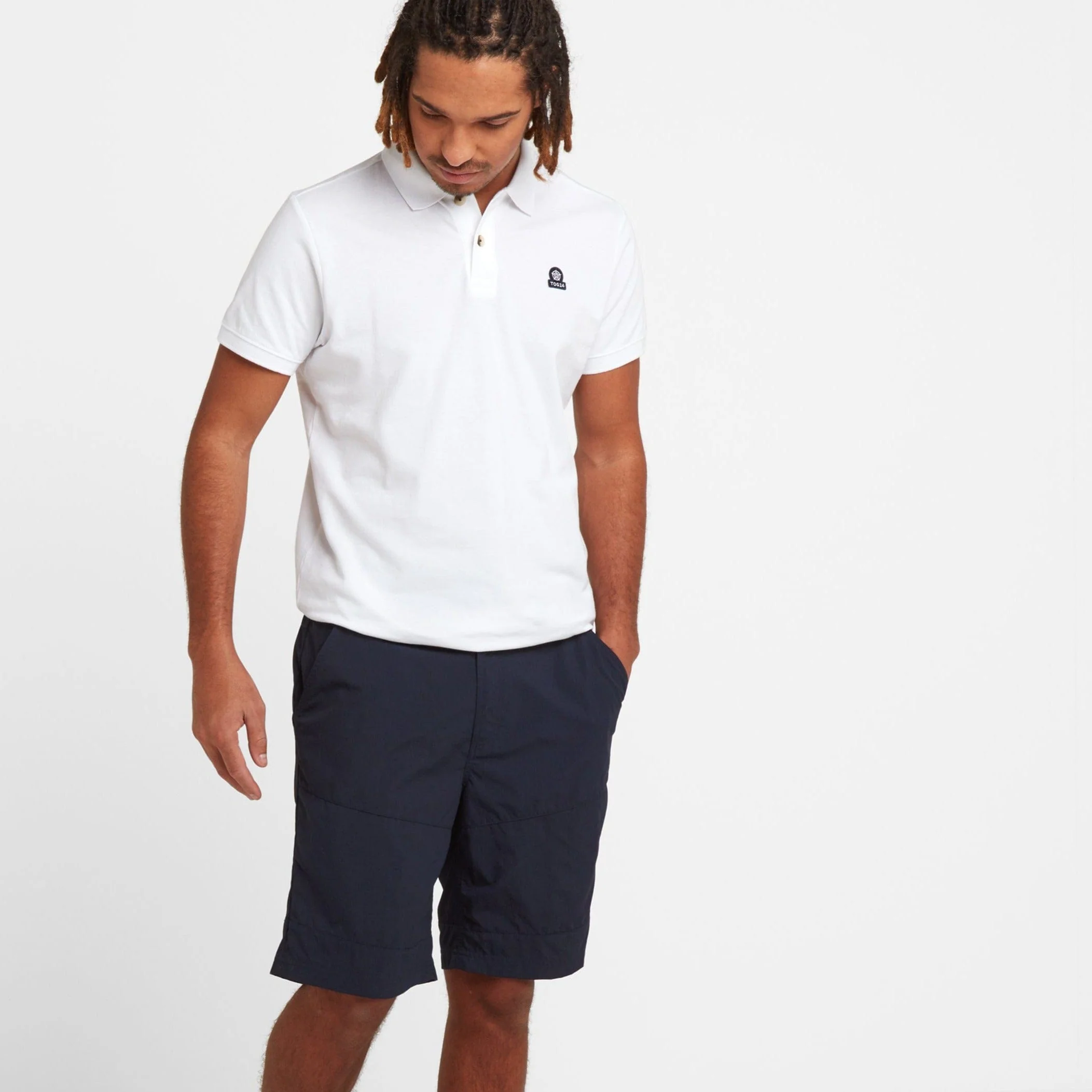 Rowland Mens Shorts - Navy - Image 4
