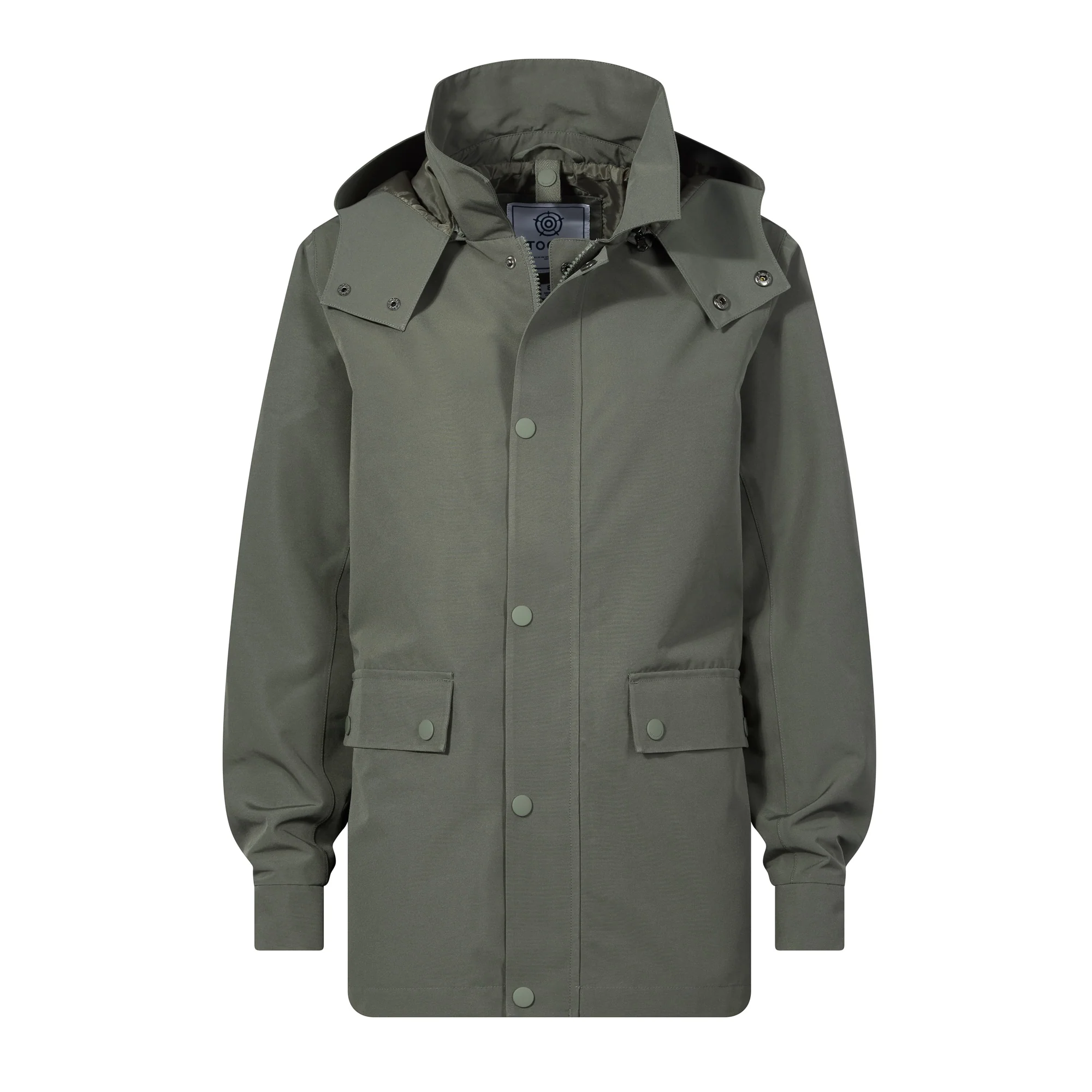 Shea Womens Waterproof Trench Coat - Pale Khaki - Image 7