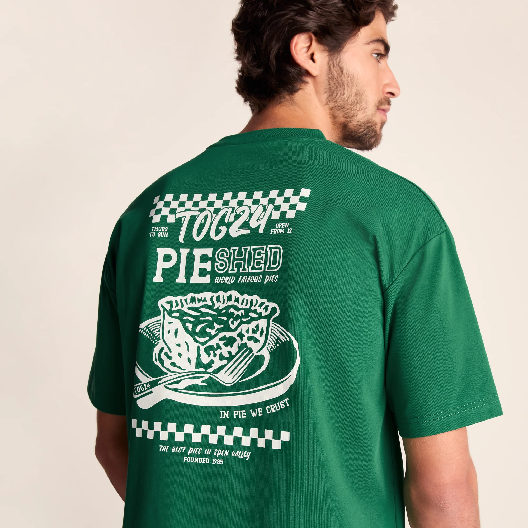Shed Mens Premium Supersoft Relaxed Fit T-Shirt - Green - Image 6
