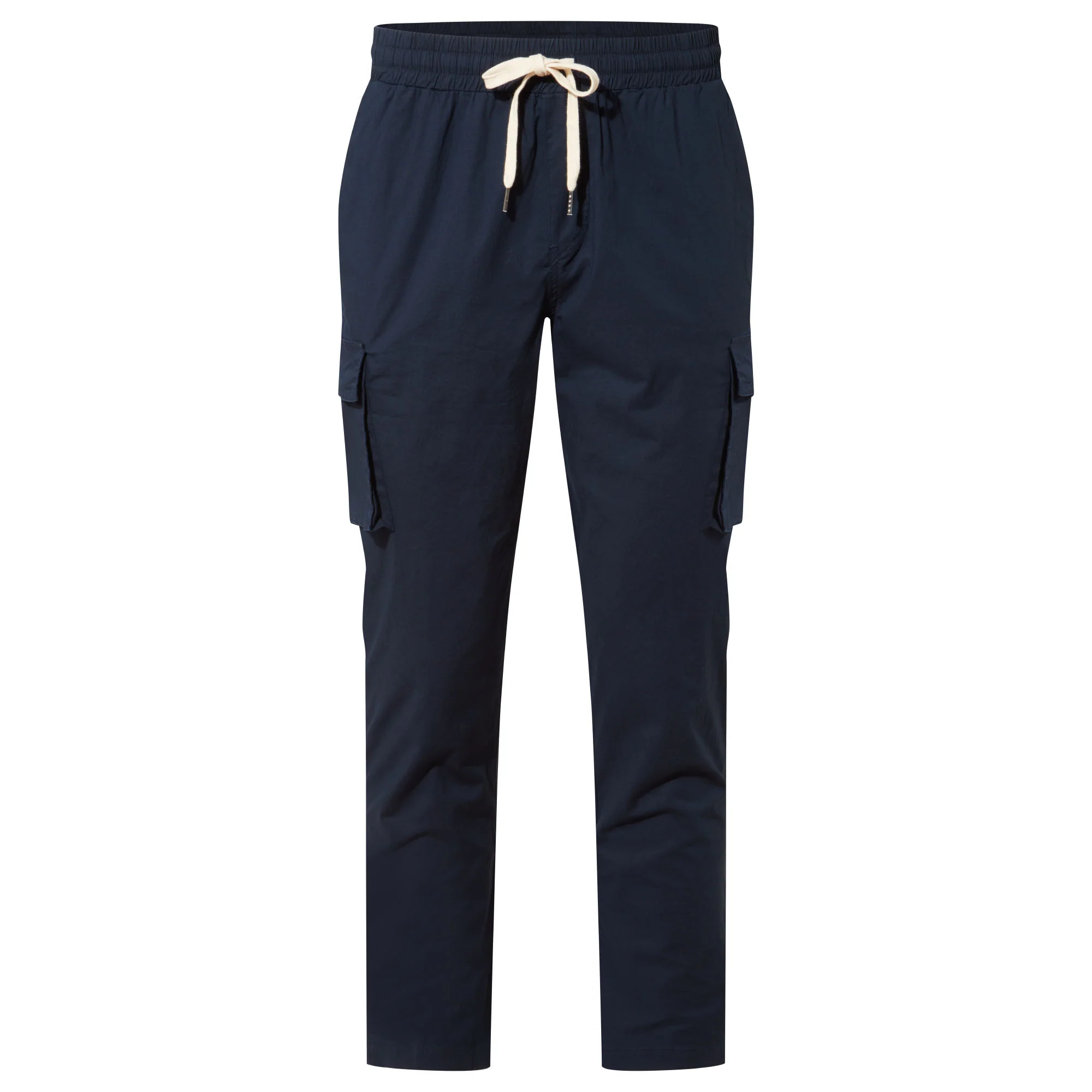 Silas Mens Cargo Trousers - Dark Indigo - Image 7