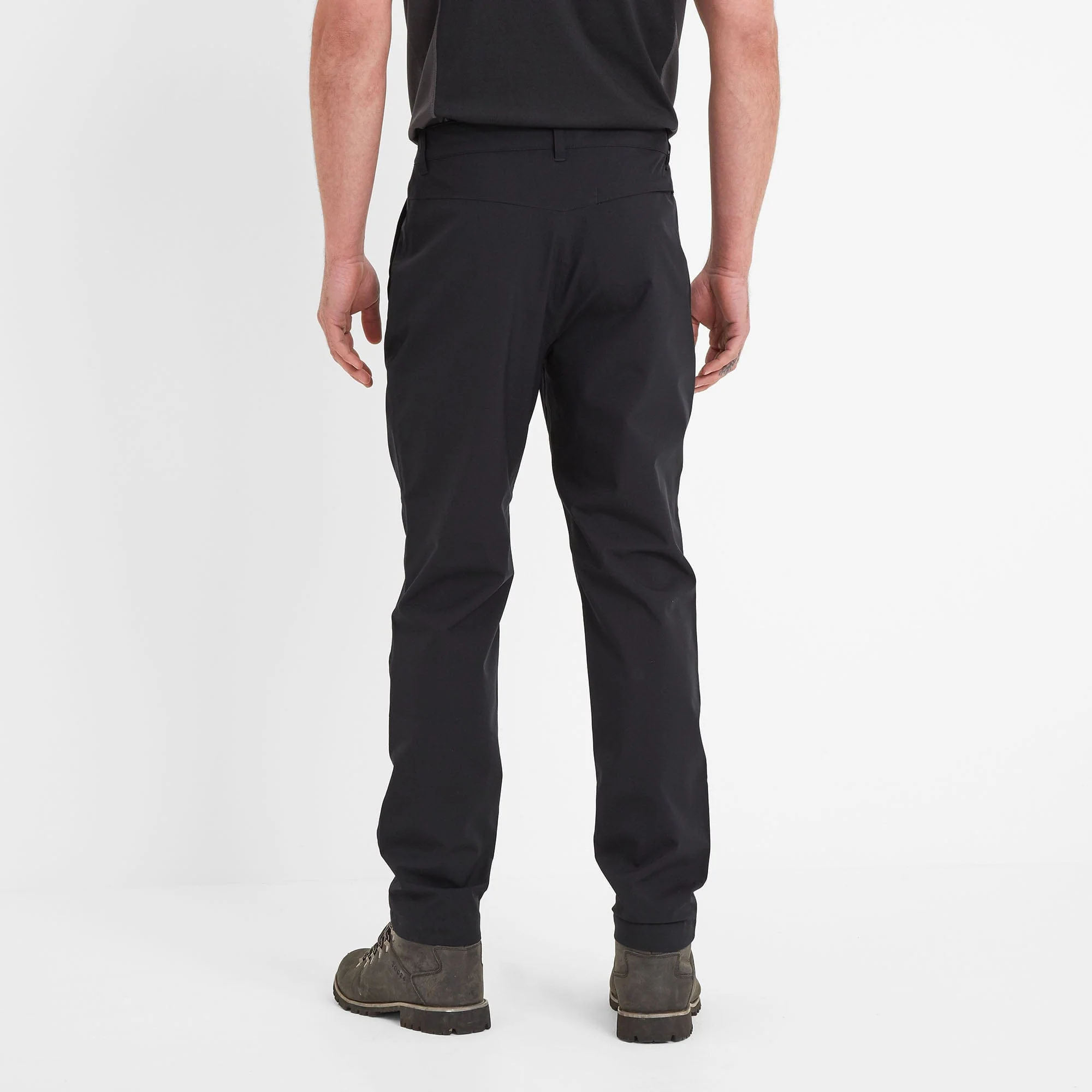 Silsden Mens Waterproof Trousers Short - Black - Image 2