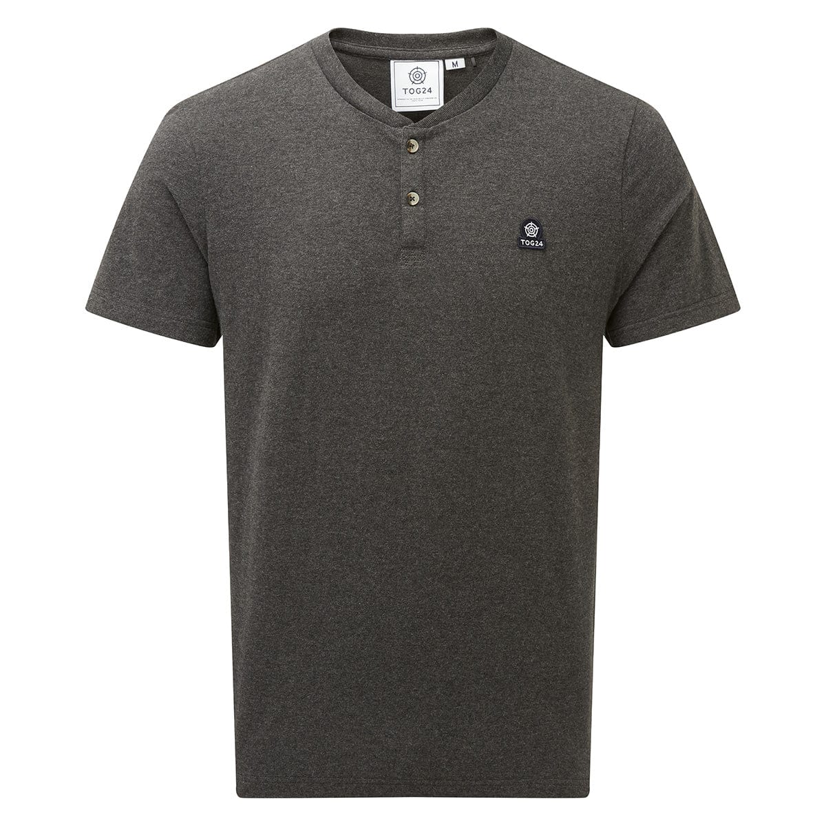 Skell Mens T-Shirt - Dark Grey Marl - Image 5