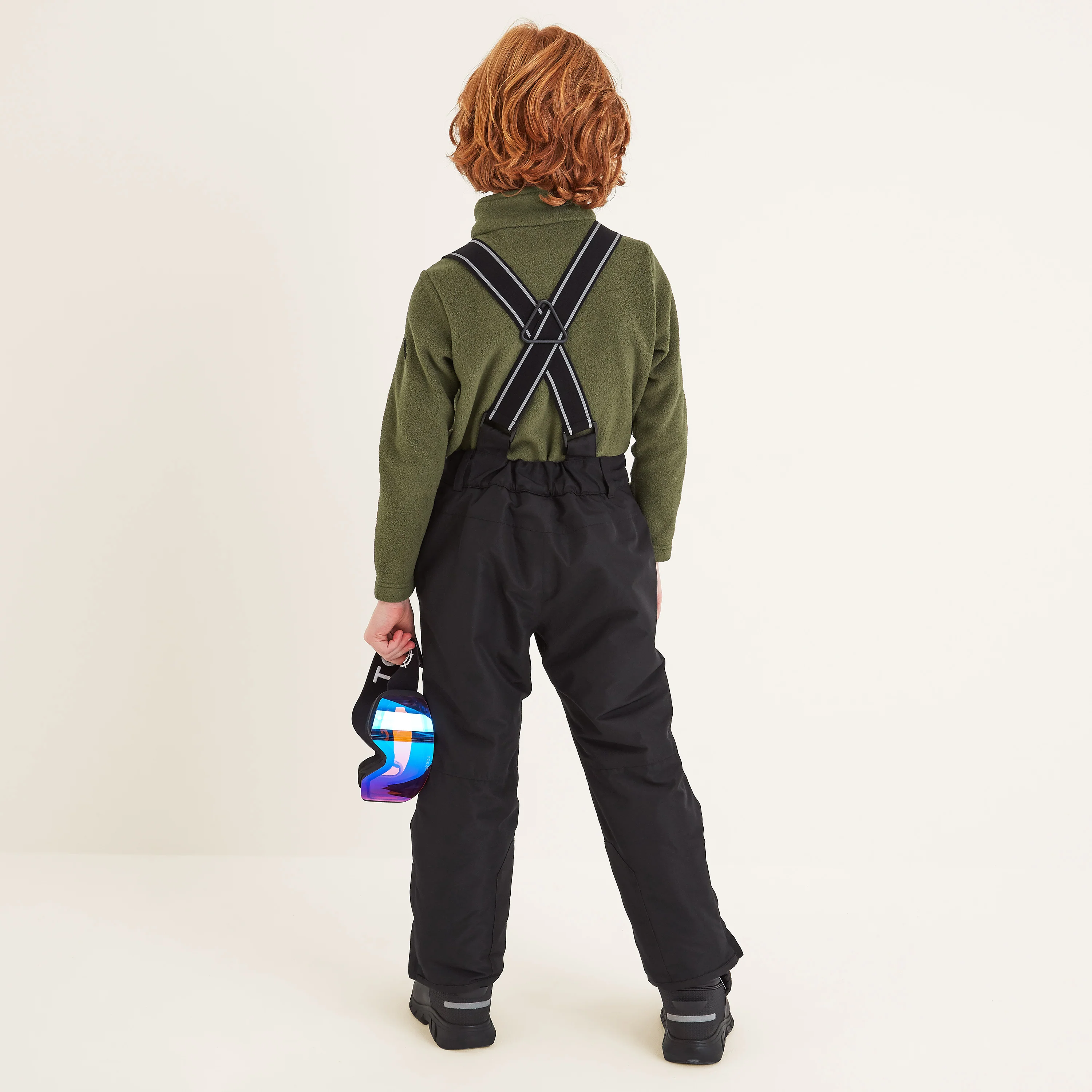 Slalom Kids Salopette - Black - Image 4