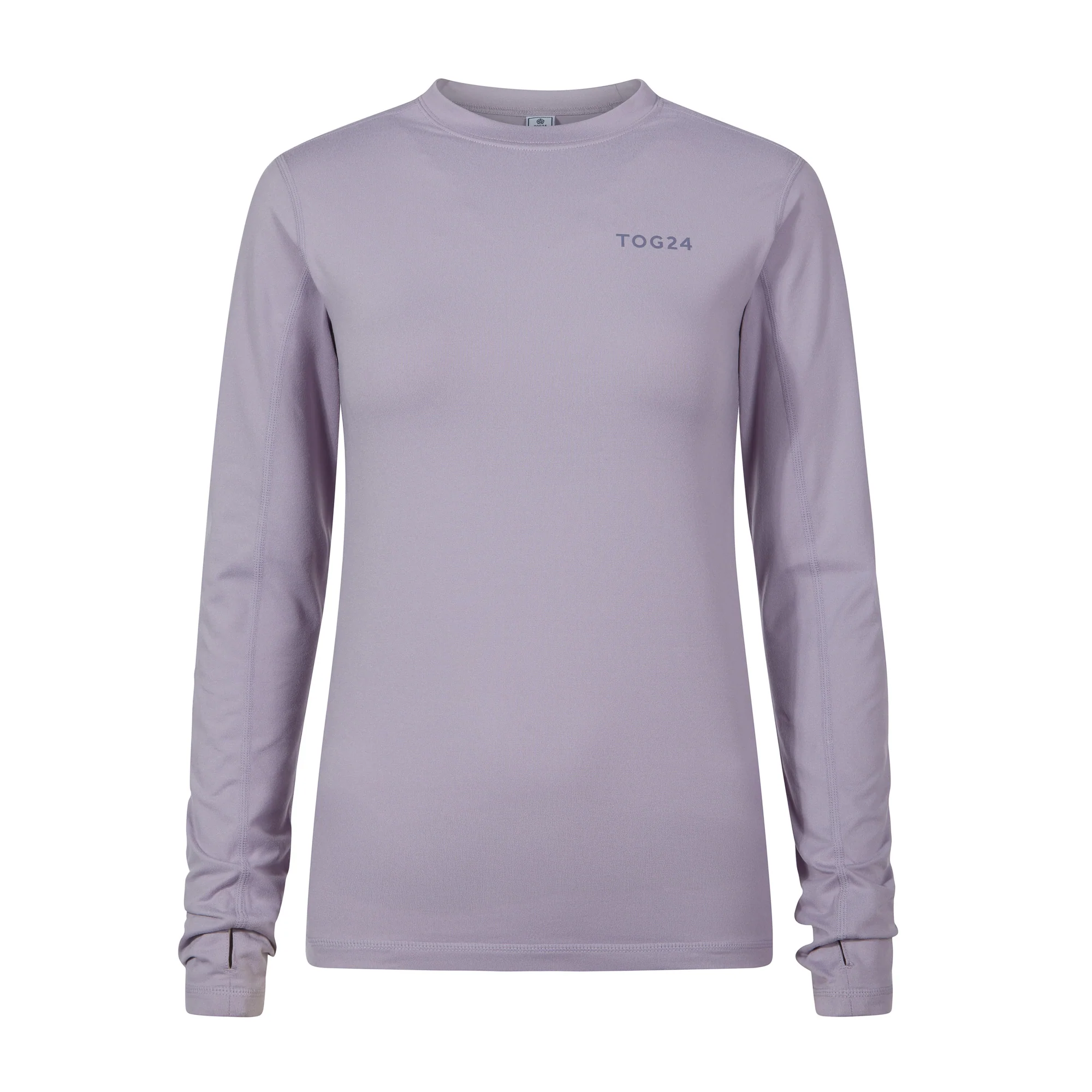 Snowdon Womens Thermal Crew Neck Base Layer - Lavender Grey - Image 8