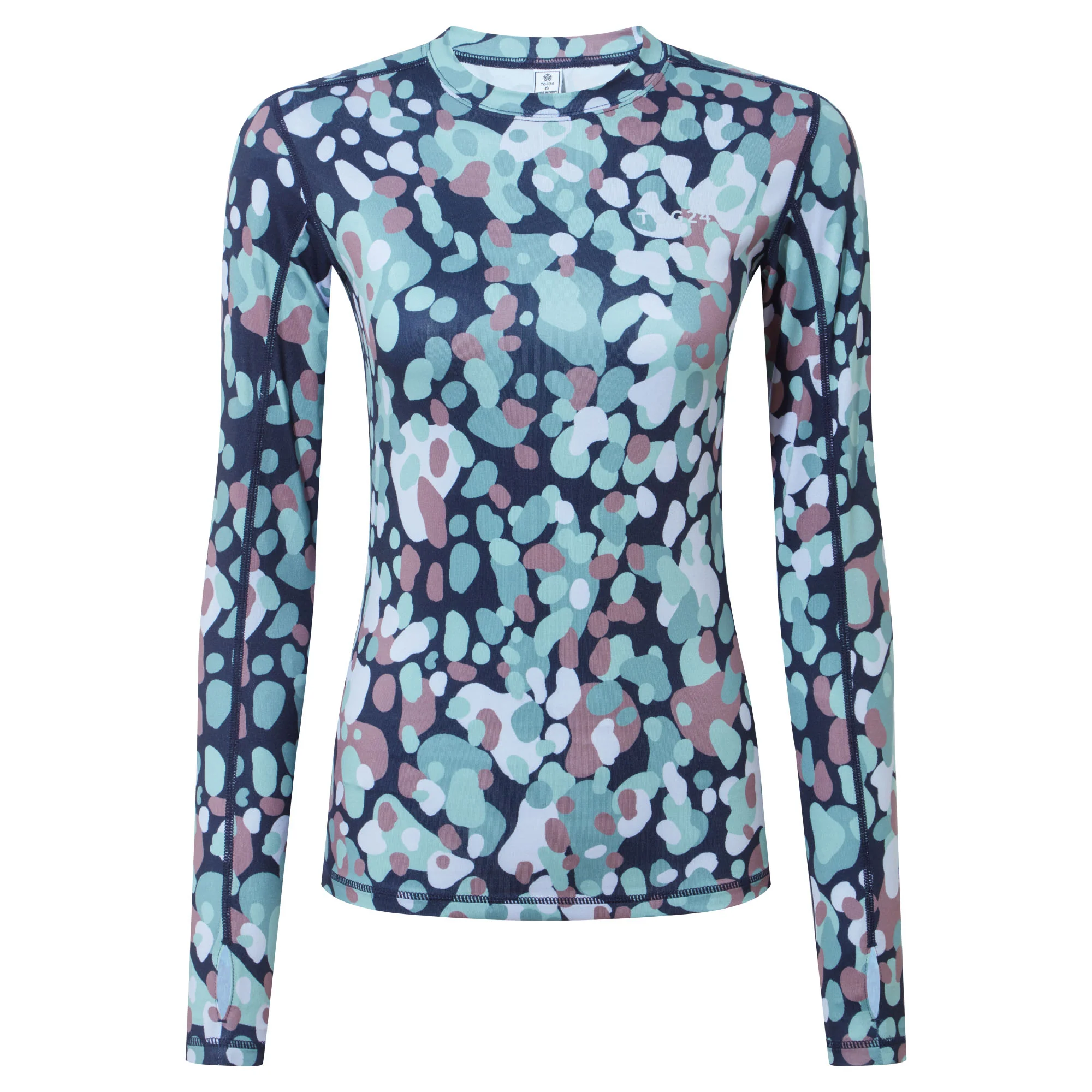 Snowdon Womens Thermal Crew Neck Base Layer - Scatter Print - Image 8