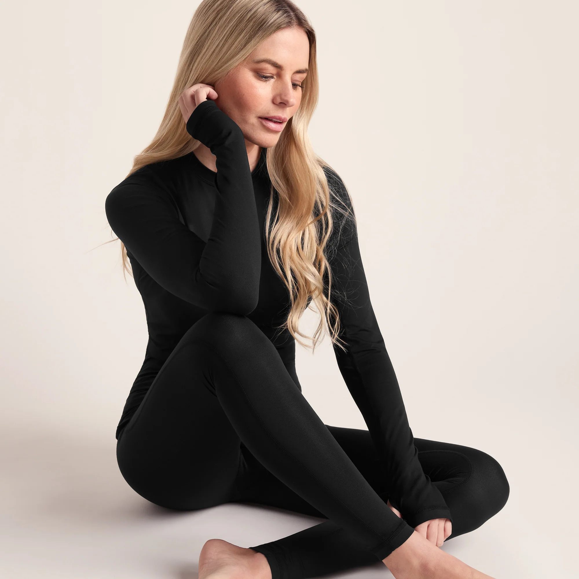 Snowdon Womens Thermal Base Layer Legging - Black - Image 4