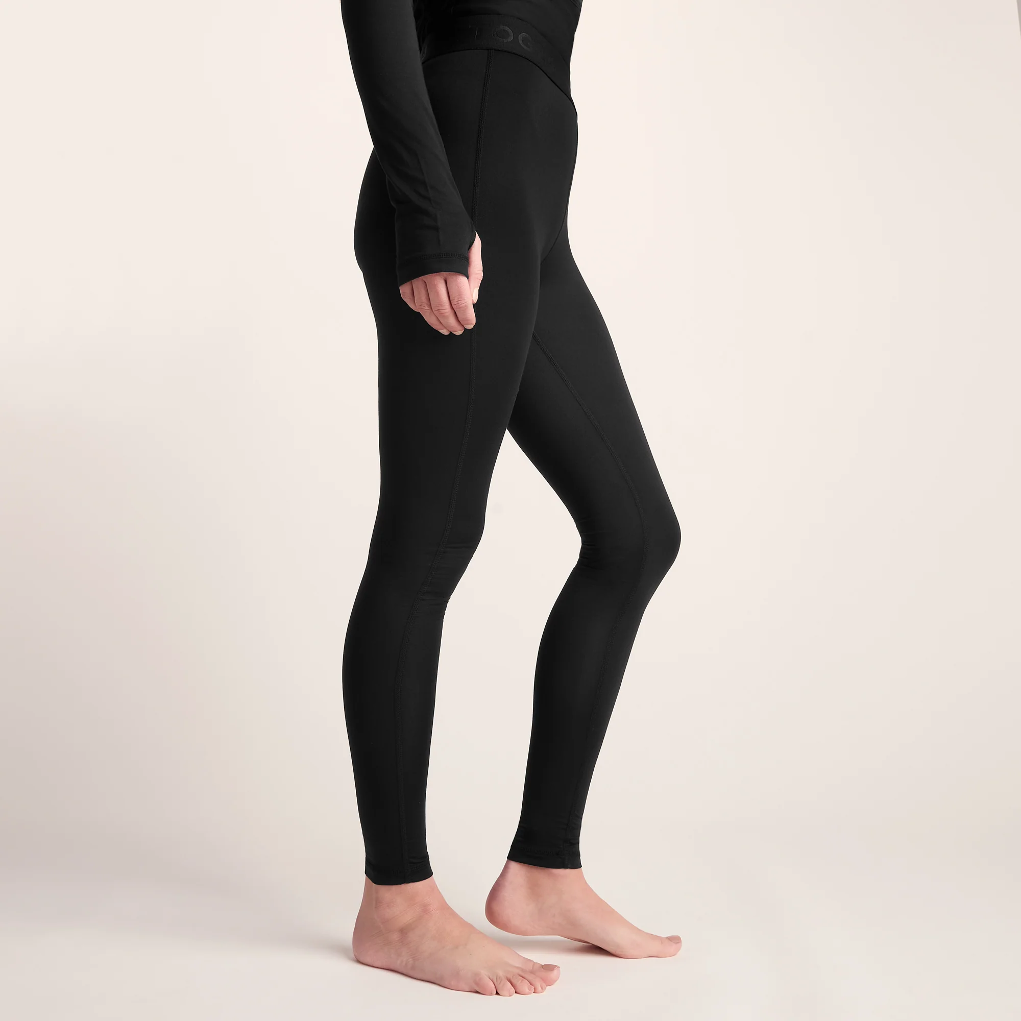 Snowdon Womens Thermal Base Layer Legging - Black - Image 5