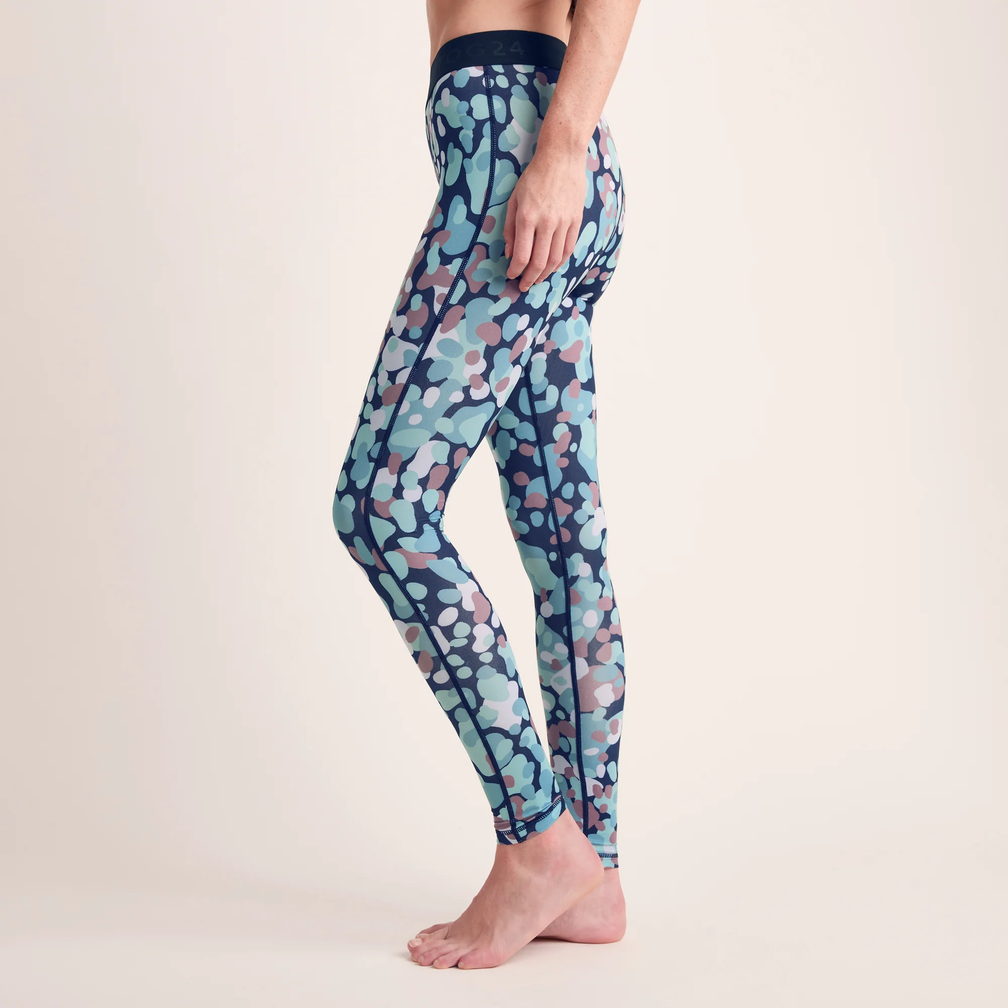 Snowdon Womens Thermal Base Layer Legging - Scatter Print - Image 5