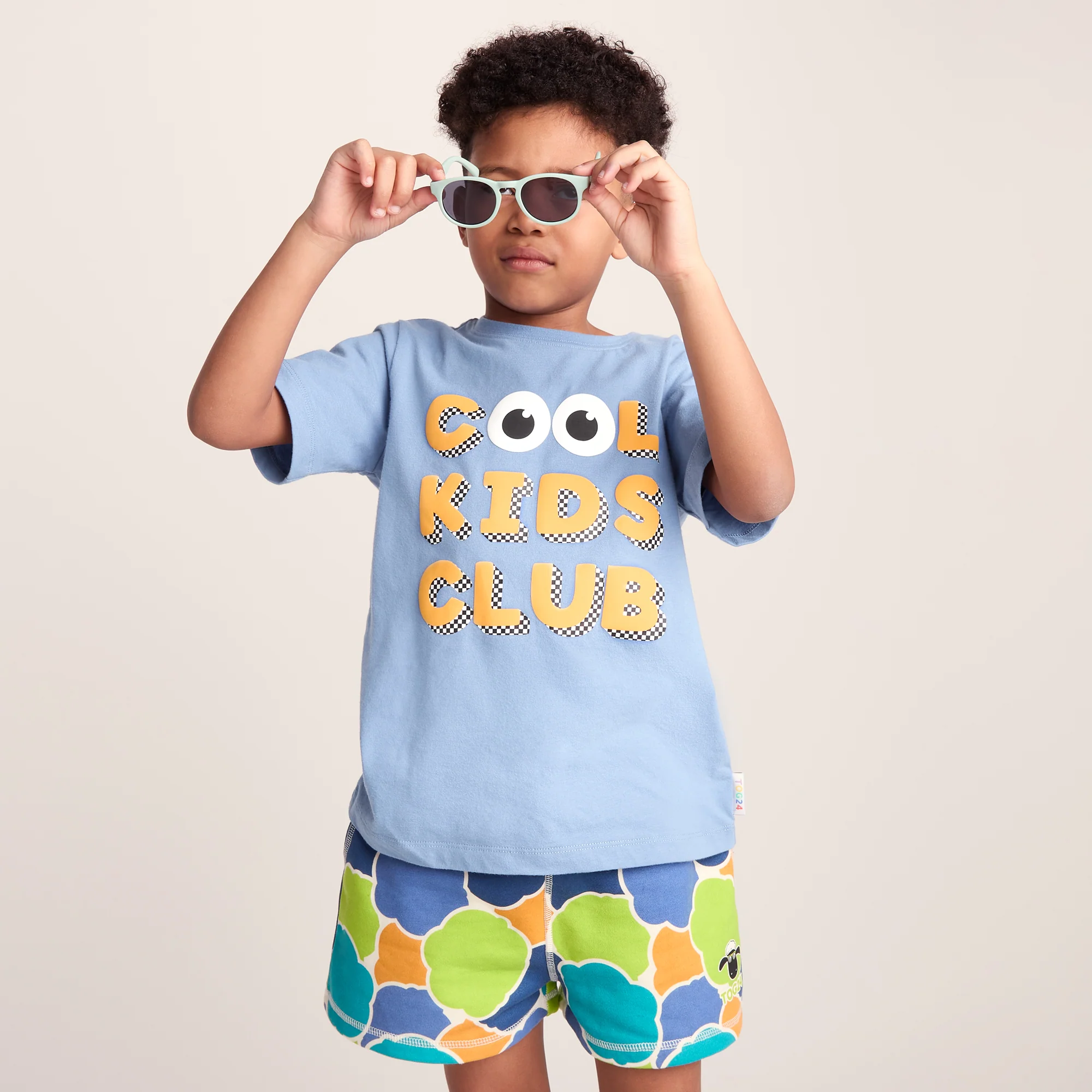 Suffolk Kids Shaun the Sheep T-Shirt - Bluebell