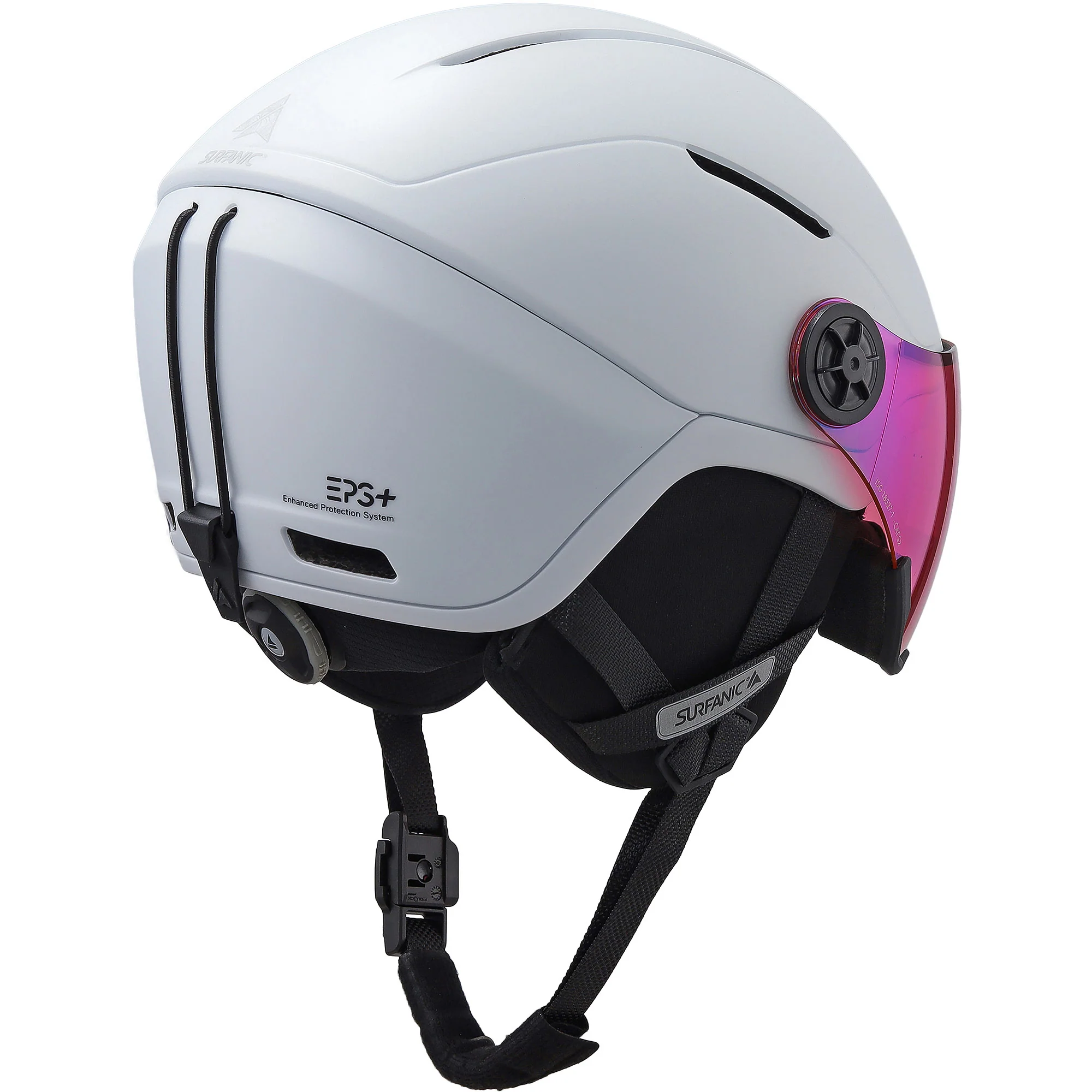 Surfanic Halo Visor Helmet - Optic White - Image 5