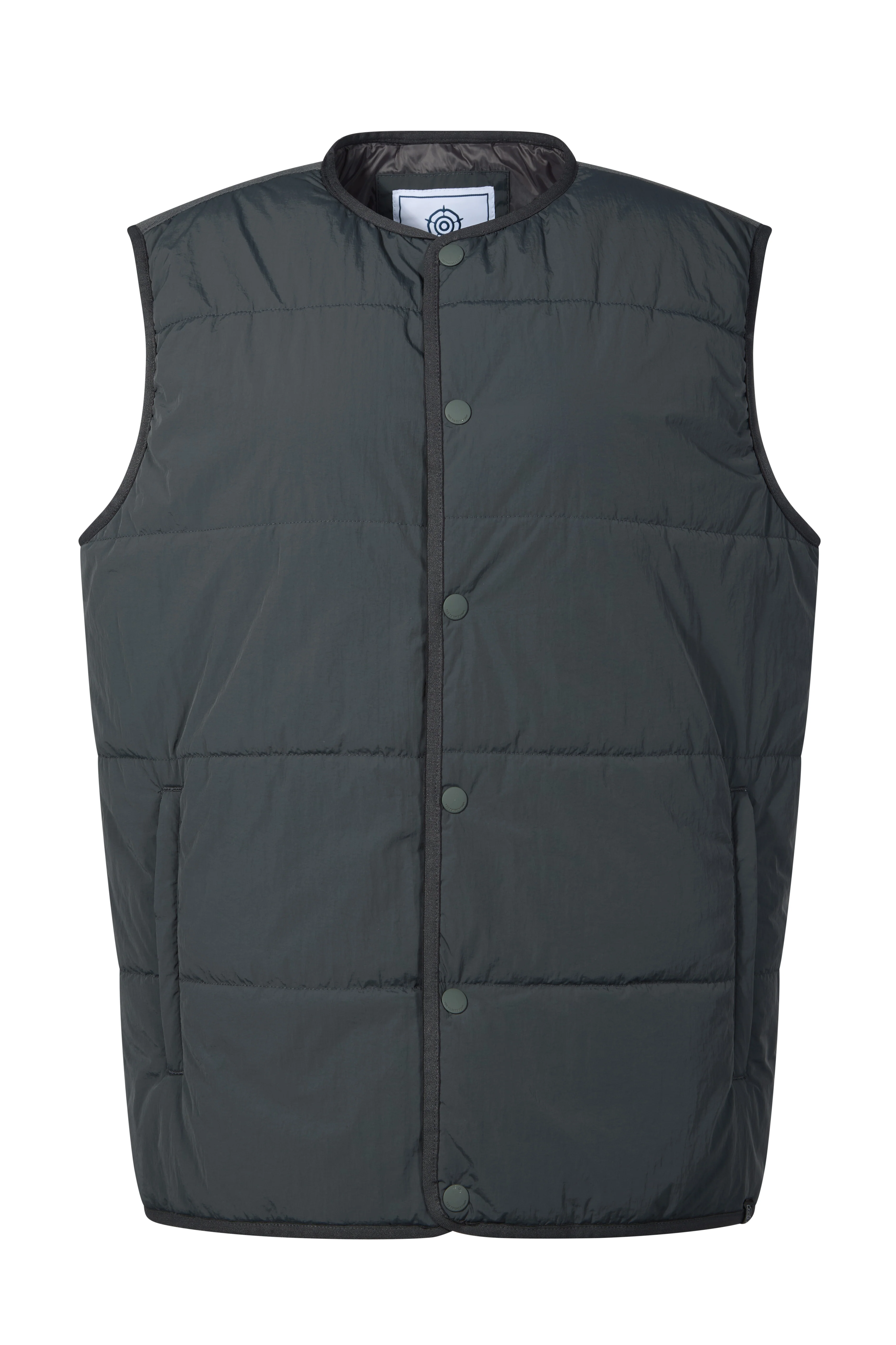 Sutterby Mens Shower Resistant Insulated Gilet - Deep Slate - Image 7